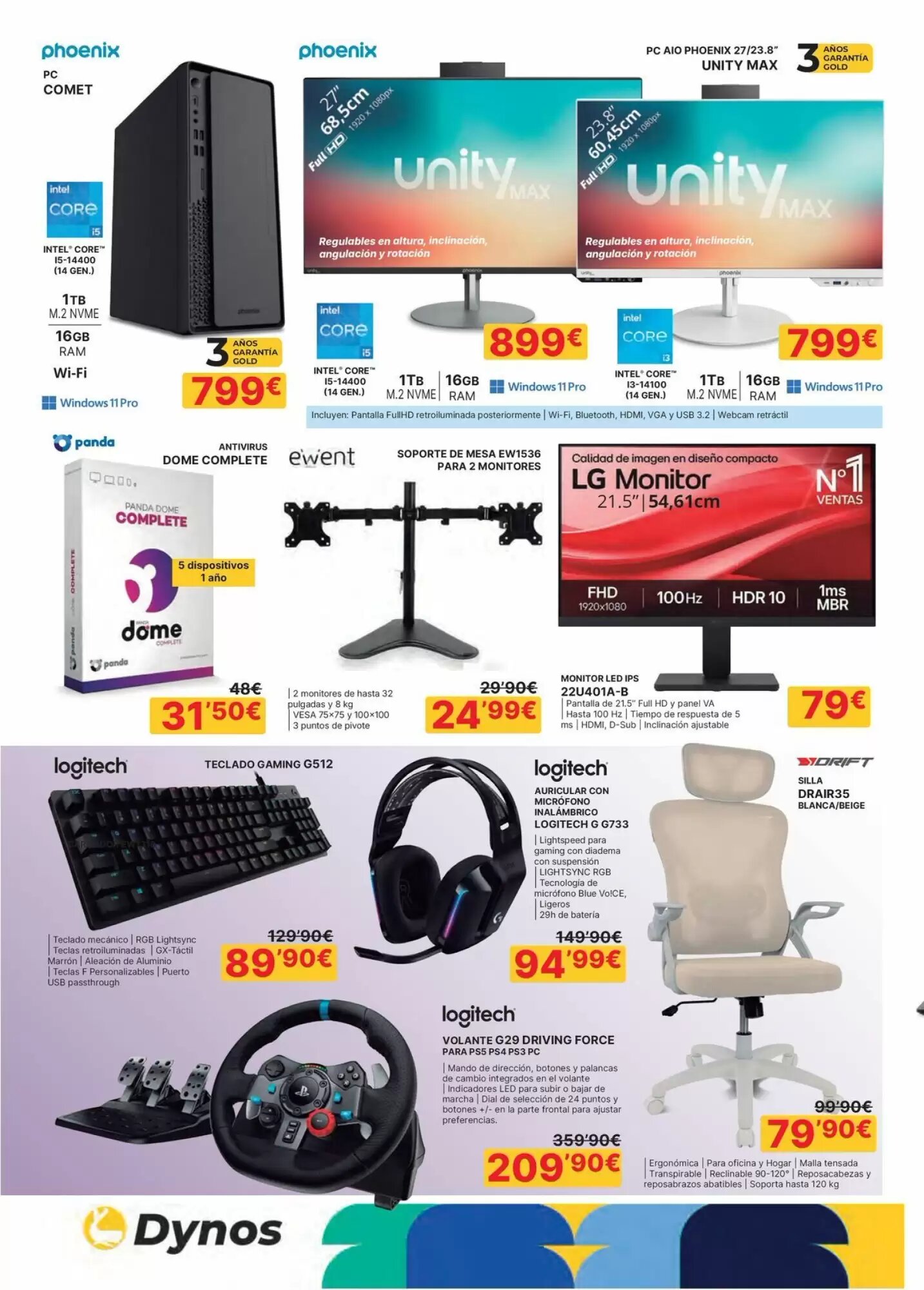 Folleto promocional de Dynos Informática válido desde el 10/06/2026 - Página 4.