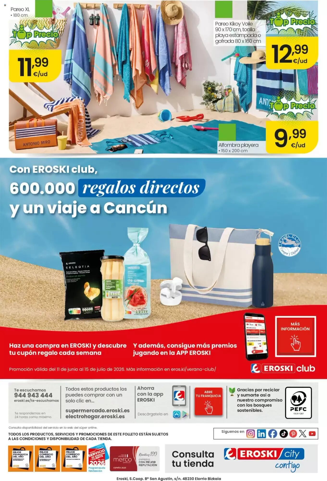 Folleto promocional de Eroski válido desde el 11/06/2026 - Página 8.