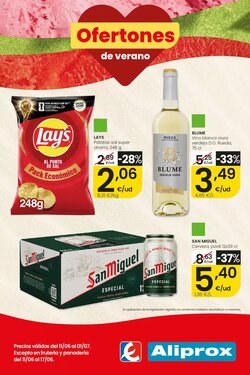 Folleto promocional de Aliprox válido desde el 11/06/2026
