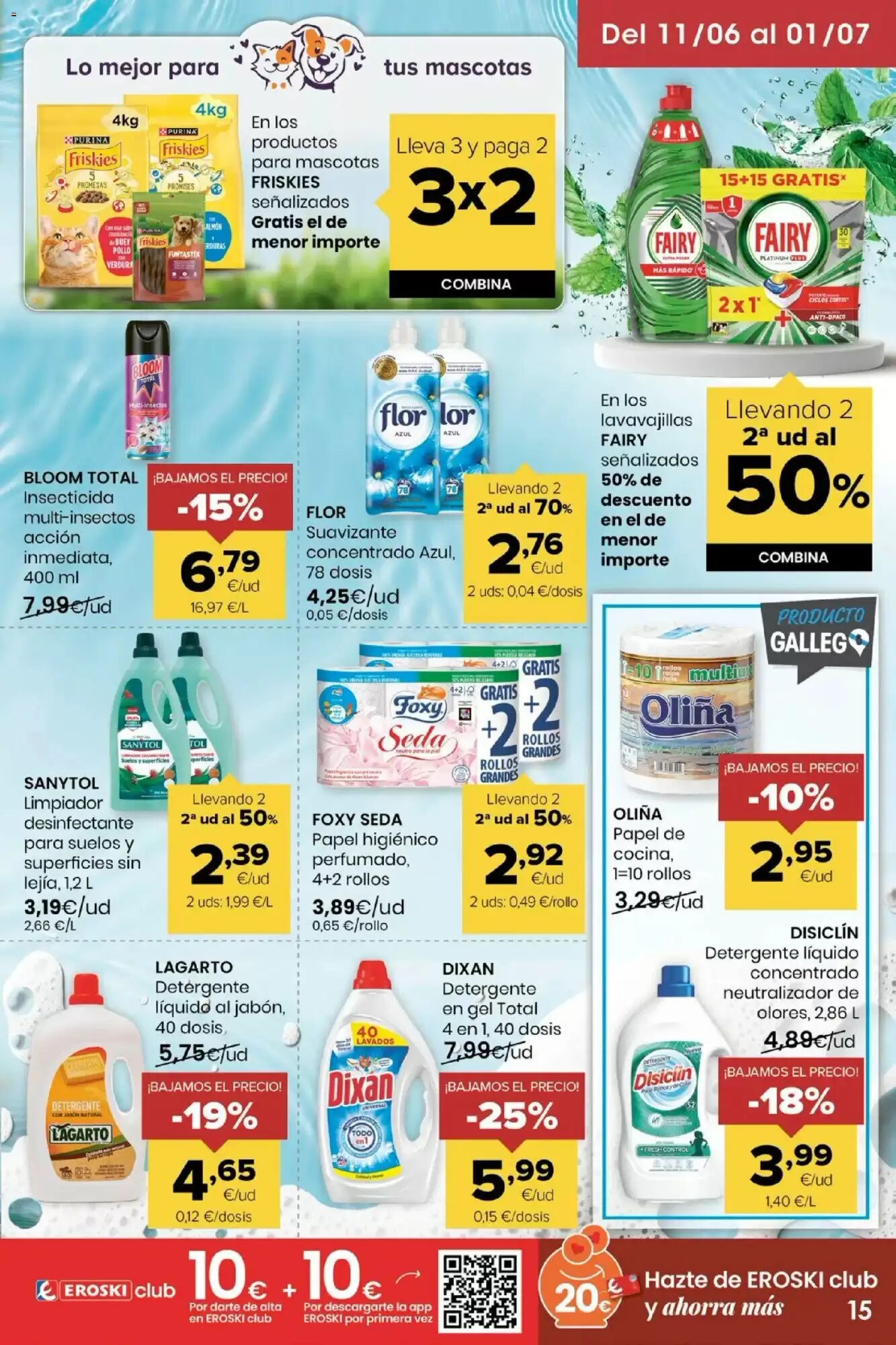Folleto promocional de Autoservicios Familia válido desde el 11/06/2026 - Página 15.