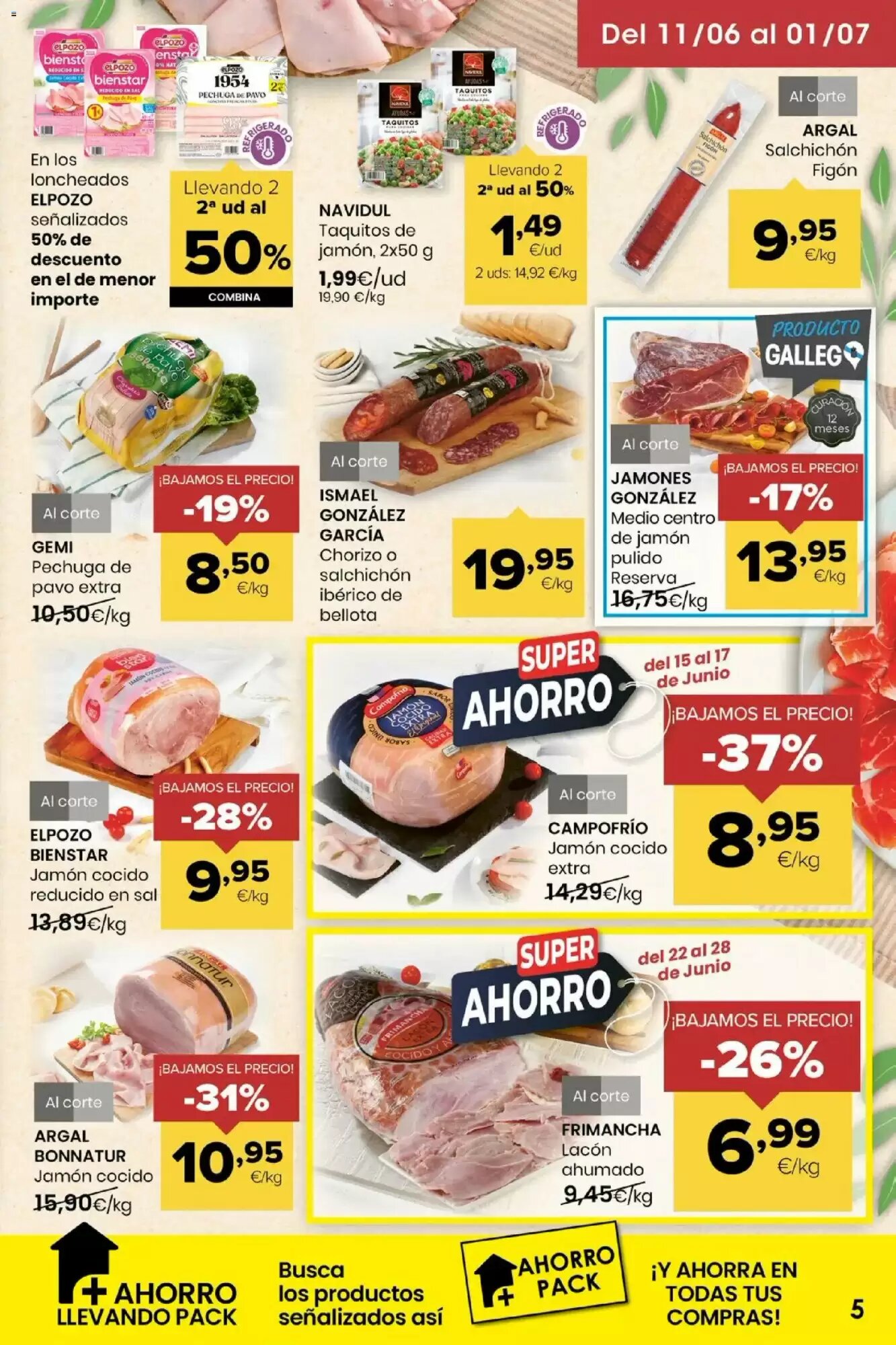 Folleto promocional de Autoservicios Familia válido desde el 11/06/2026 - Página 5.