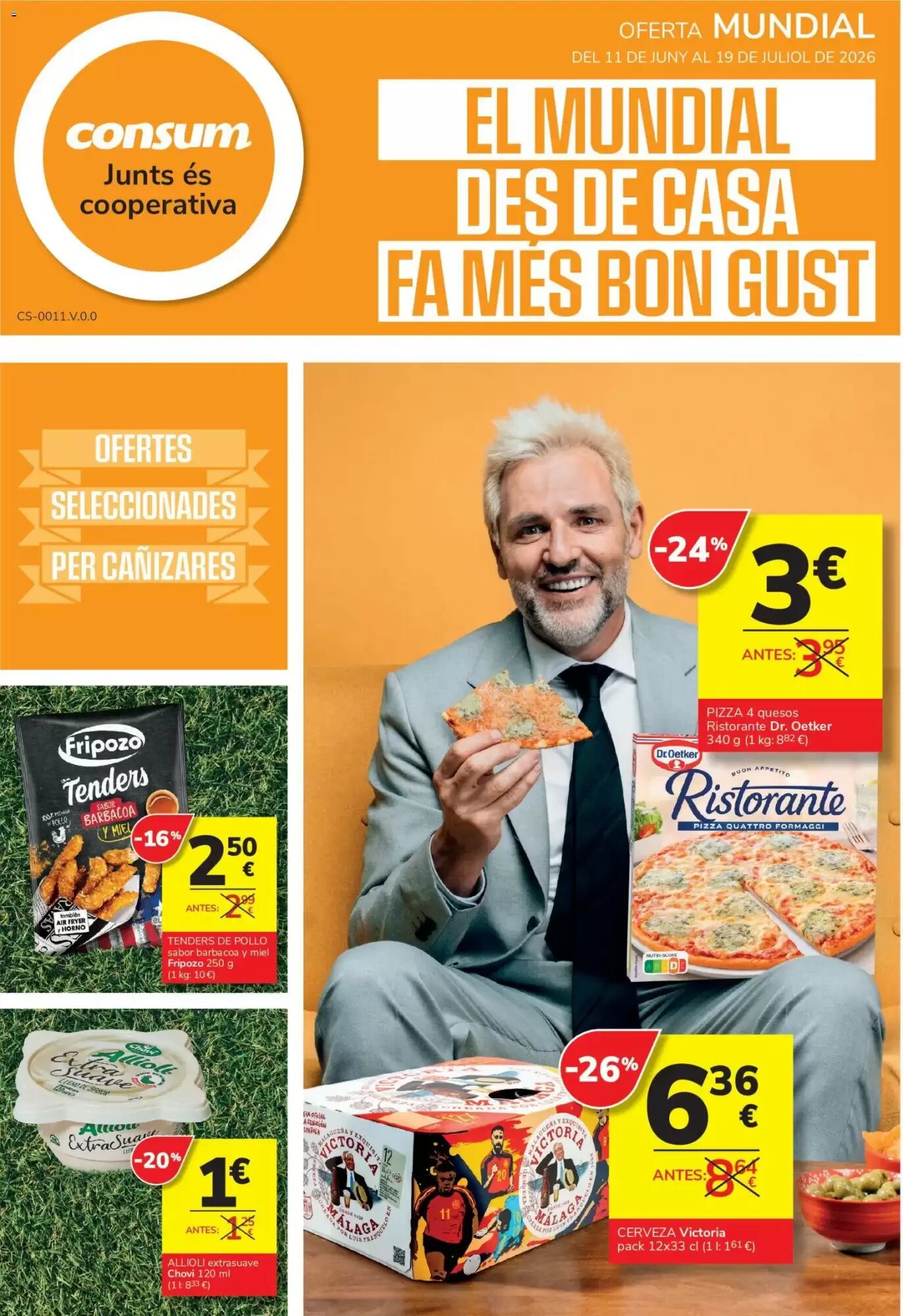 Folleto promocional de Consum válido desde el 11/06/2026 - Página 1.