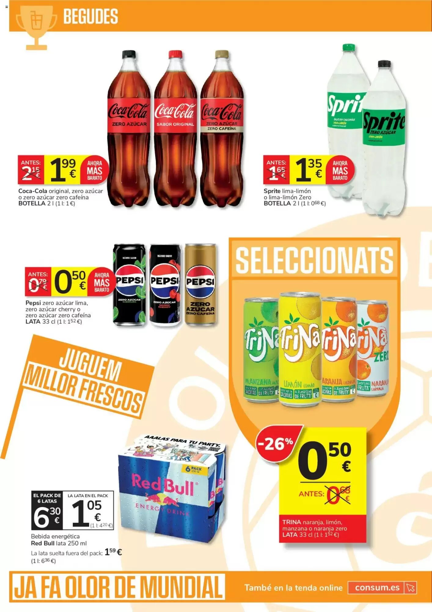 Folleto promocional de Consum válido desde el 11/06/2026 - Página 10.