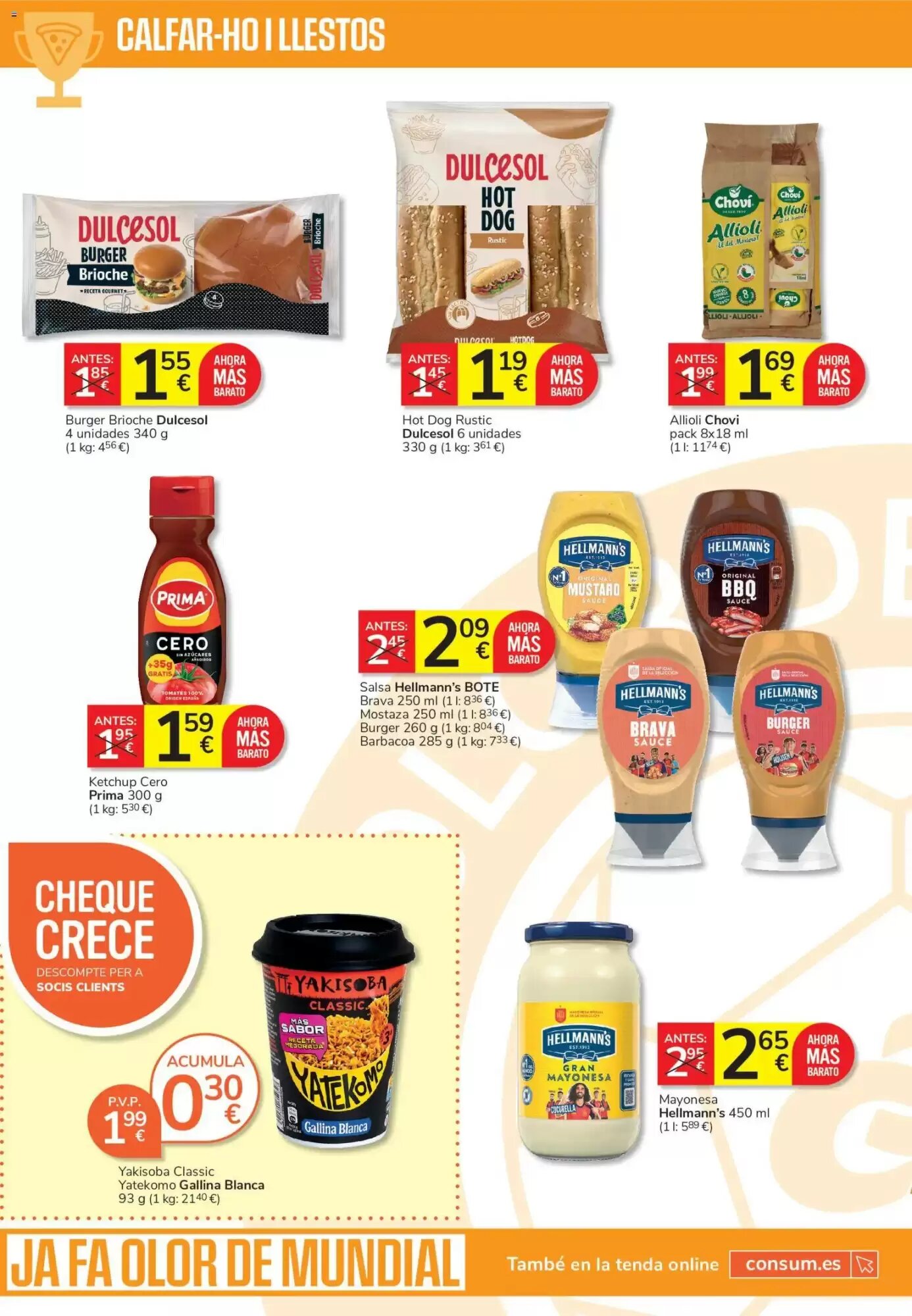 Folleto promocional de Consum válido desde el 11/06/2026 - Página 14.