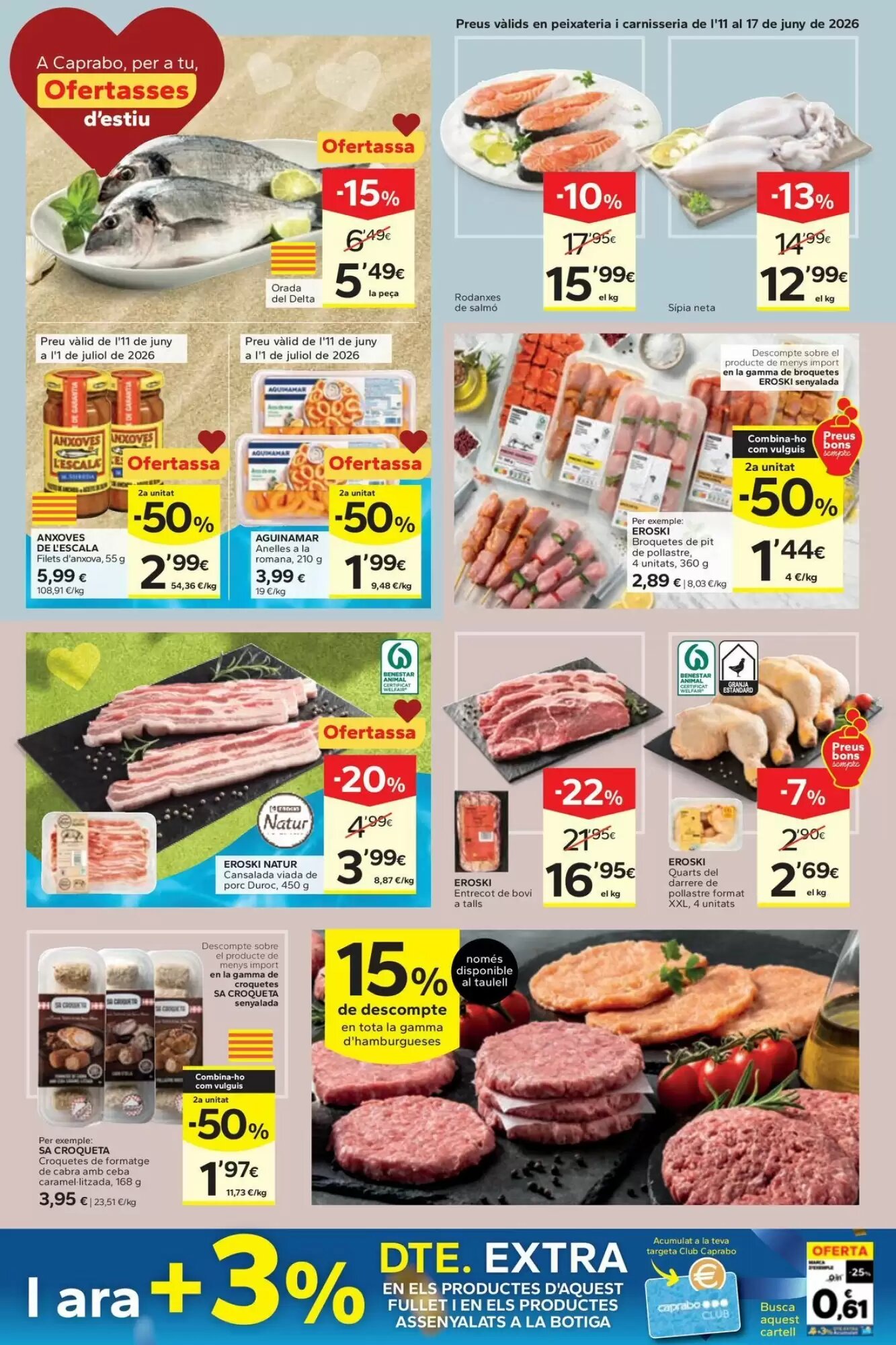 Folleto promocional de Caprabo válido desde el 11/06/2026 - Página 13.