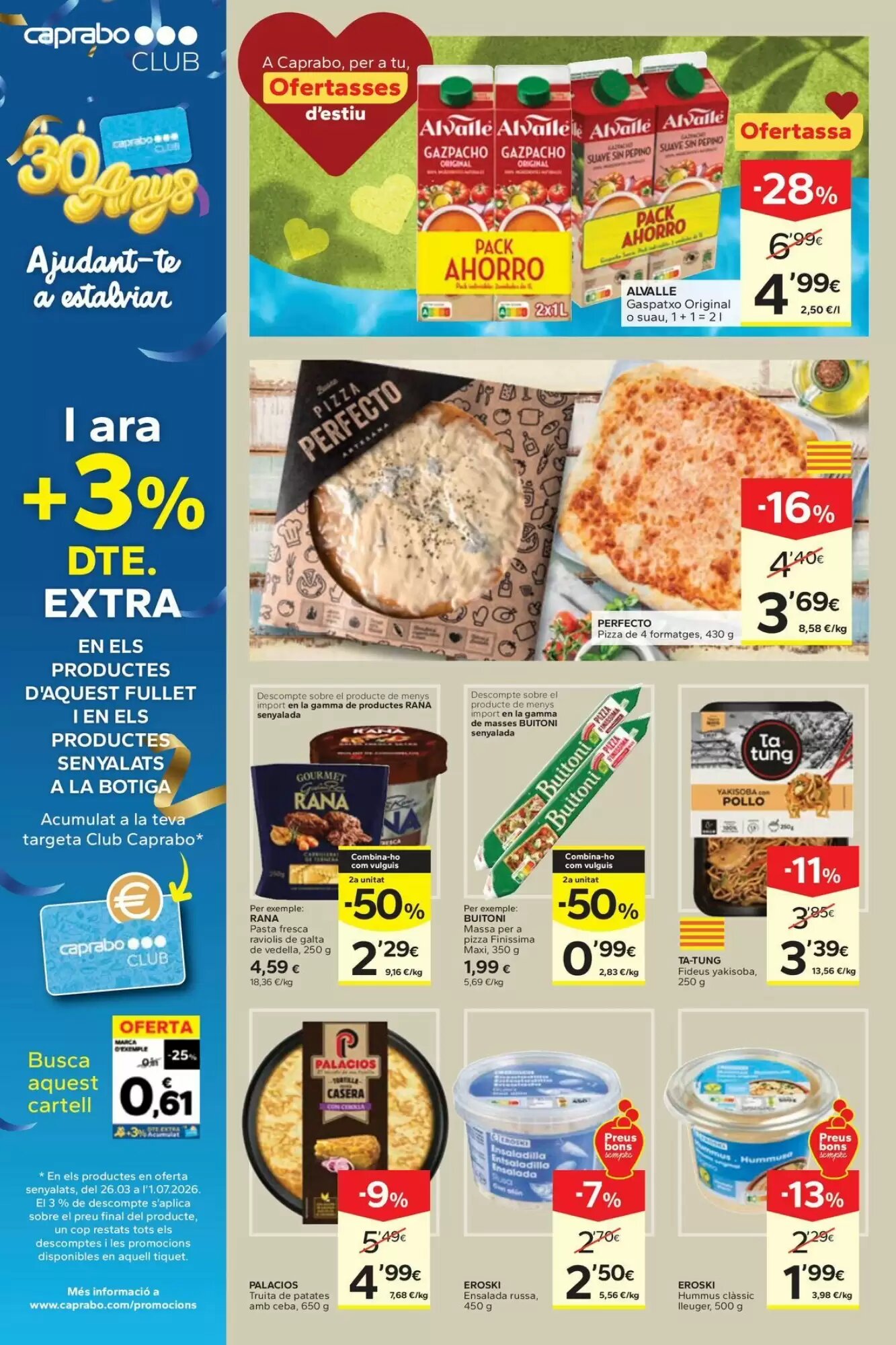 Folleto promocional de Caprabo válido desde el 11/06/2026 - Página 14.