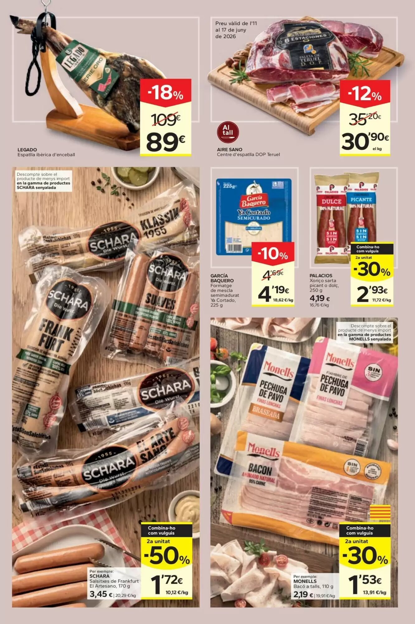 Folleto promocional de Caprabo válido desde el 11/06/2026 - Página 15.