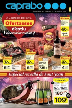 Folleto promocional de Caprabo válido desde el 11/06/2026