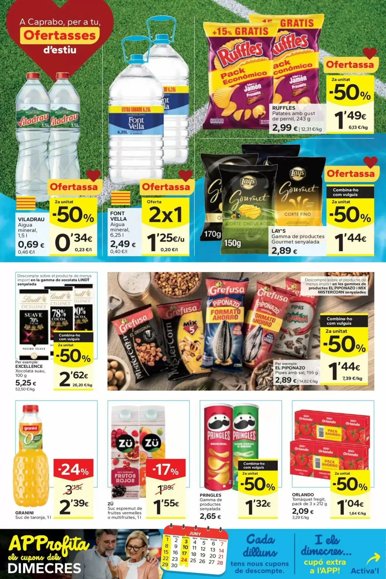 Folleto promocional de Caprabo válido desde el 11/06/2026 - Página 22.