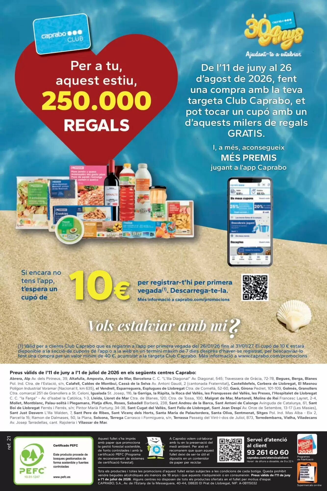 Folleto promocional de Caprabo válido desde el 11/06/2026 - Página 24.