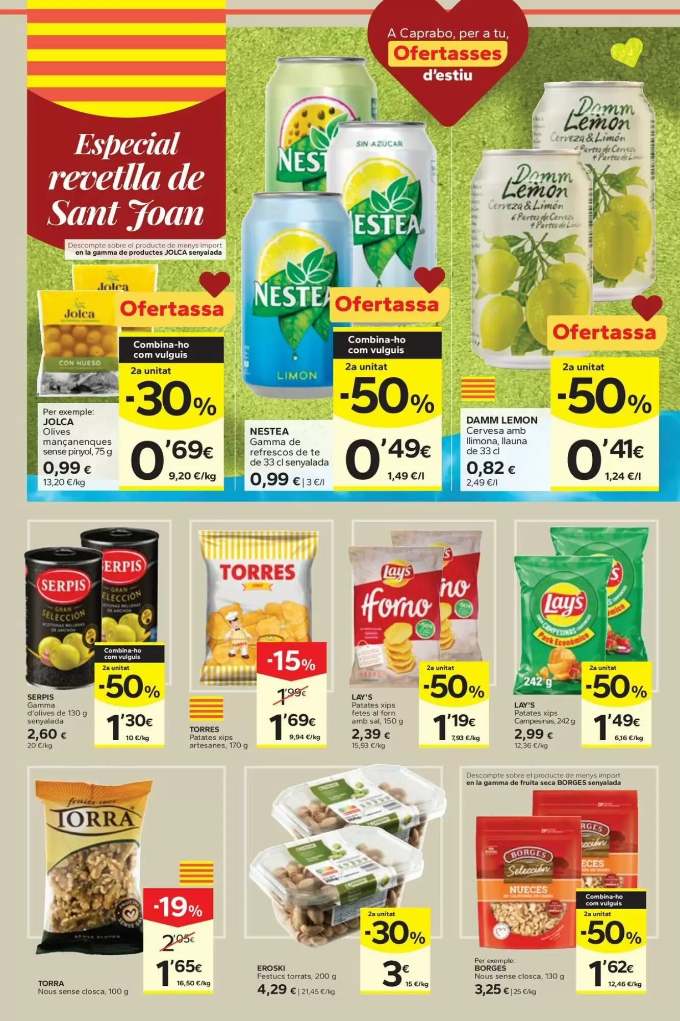Folleto promocional de Caprabo válido desde el 11/06/2026 - Página 8.