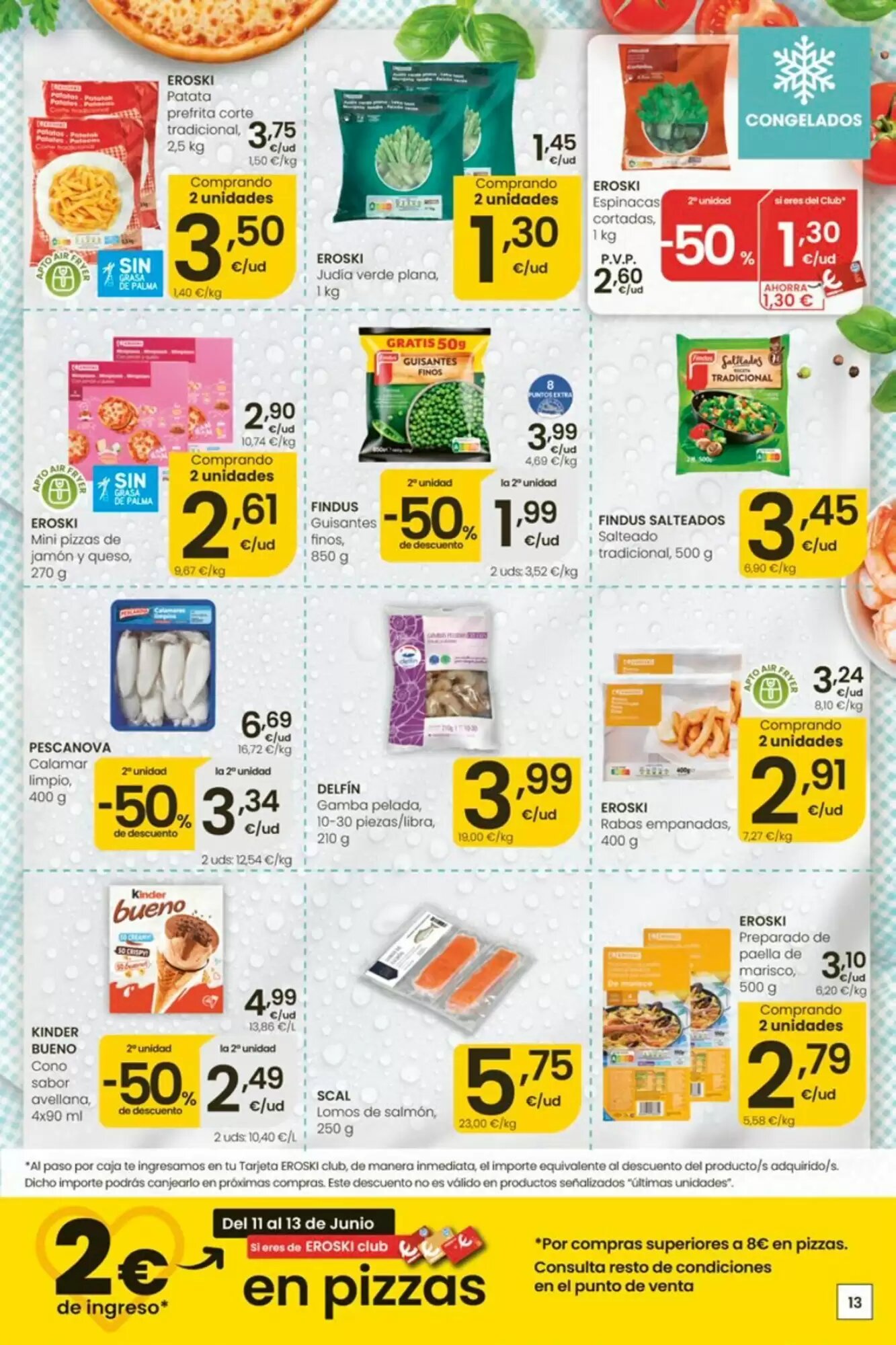 Folleto promocional de Eroski válido desde el 11/06/2026 - Página 13.