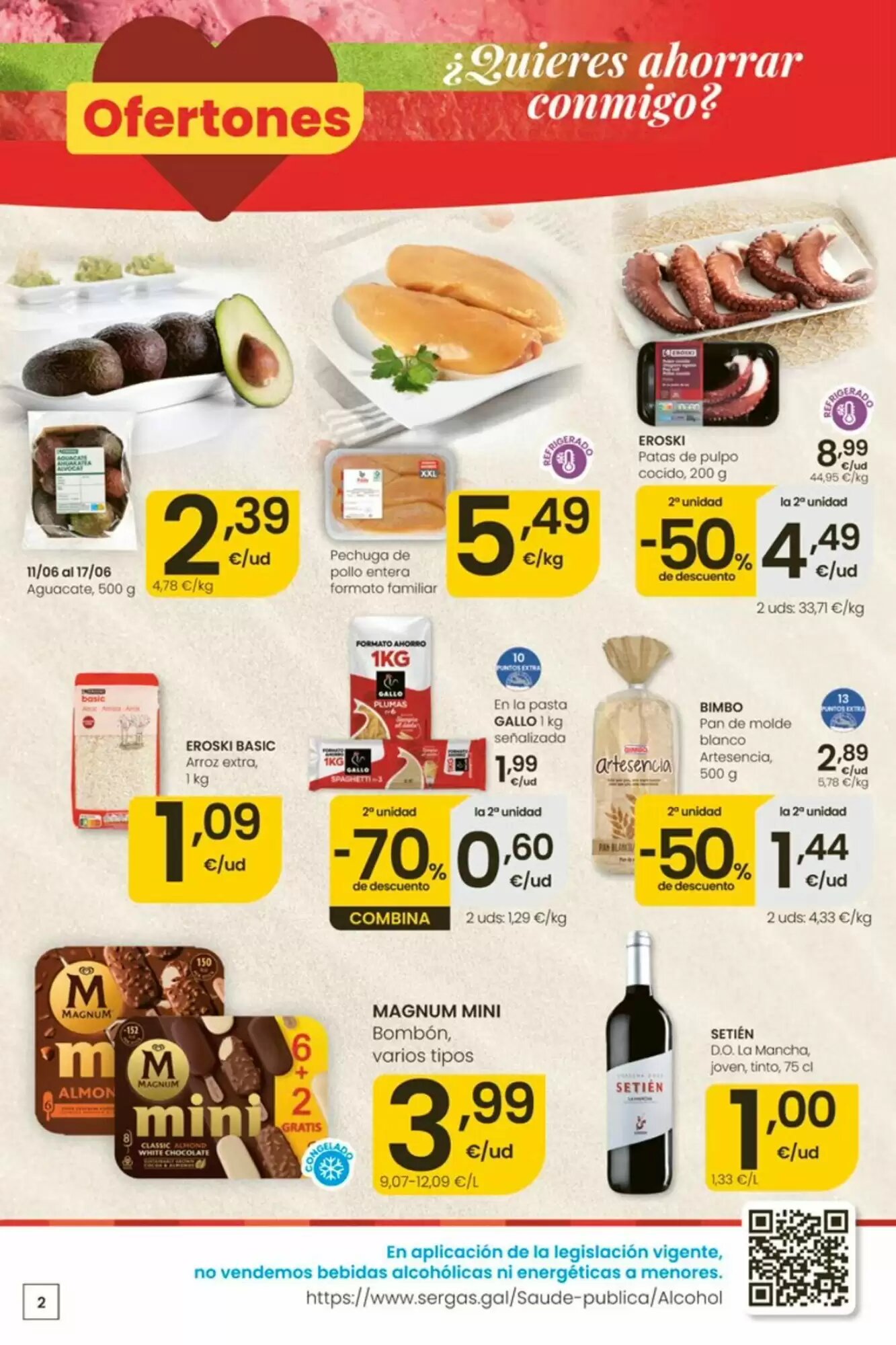 Folleto promocional de Eroski válido desde el 11/06/2026 - Página 2.