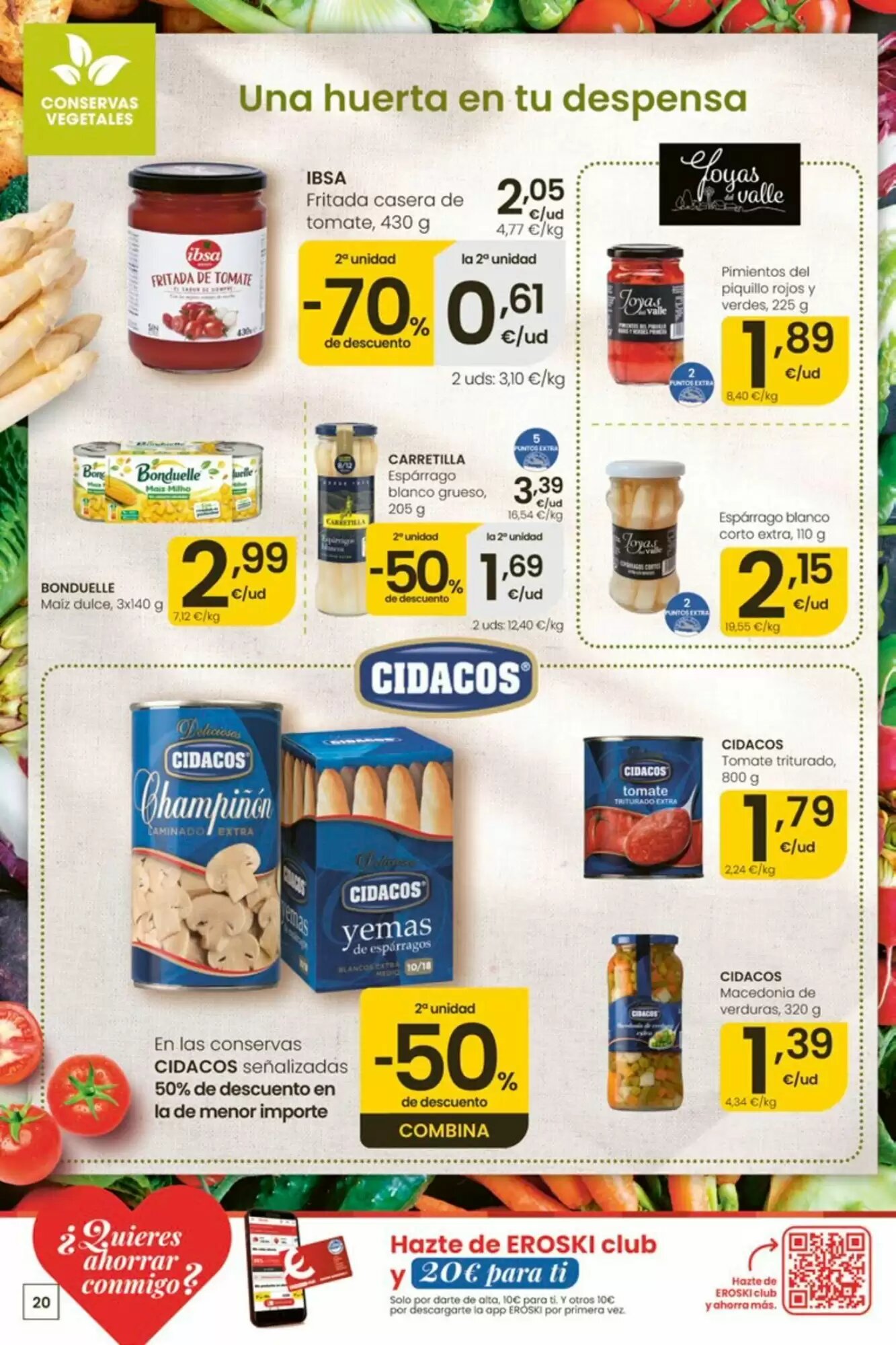 Folleto promocional de Eroski válido desde el 11/06/2026 - Página 20.