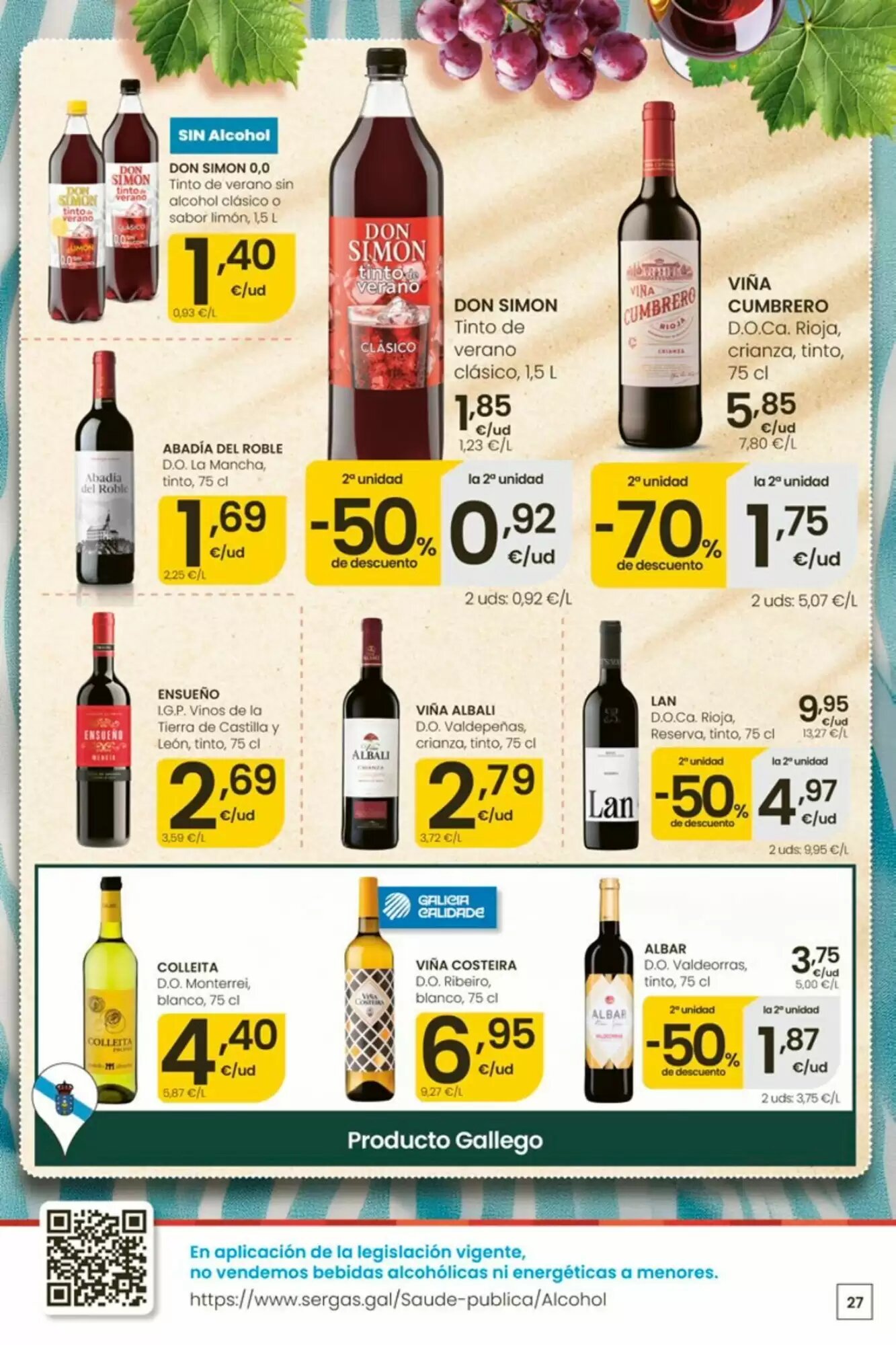 Folleto promocional de Eroski válido desde el 11/06/2026 - Página 27.