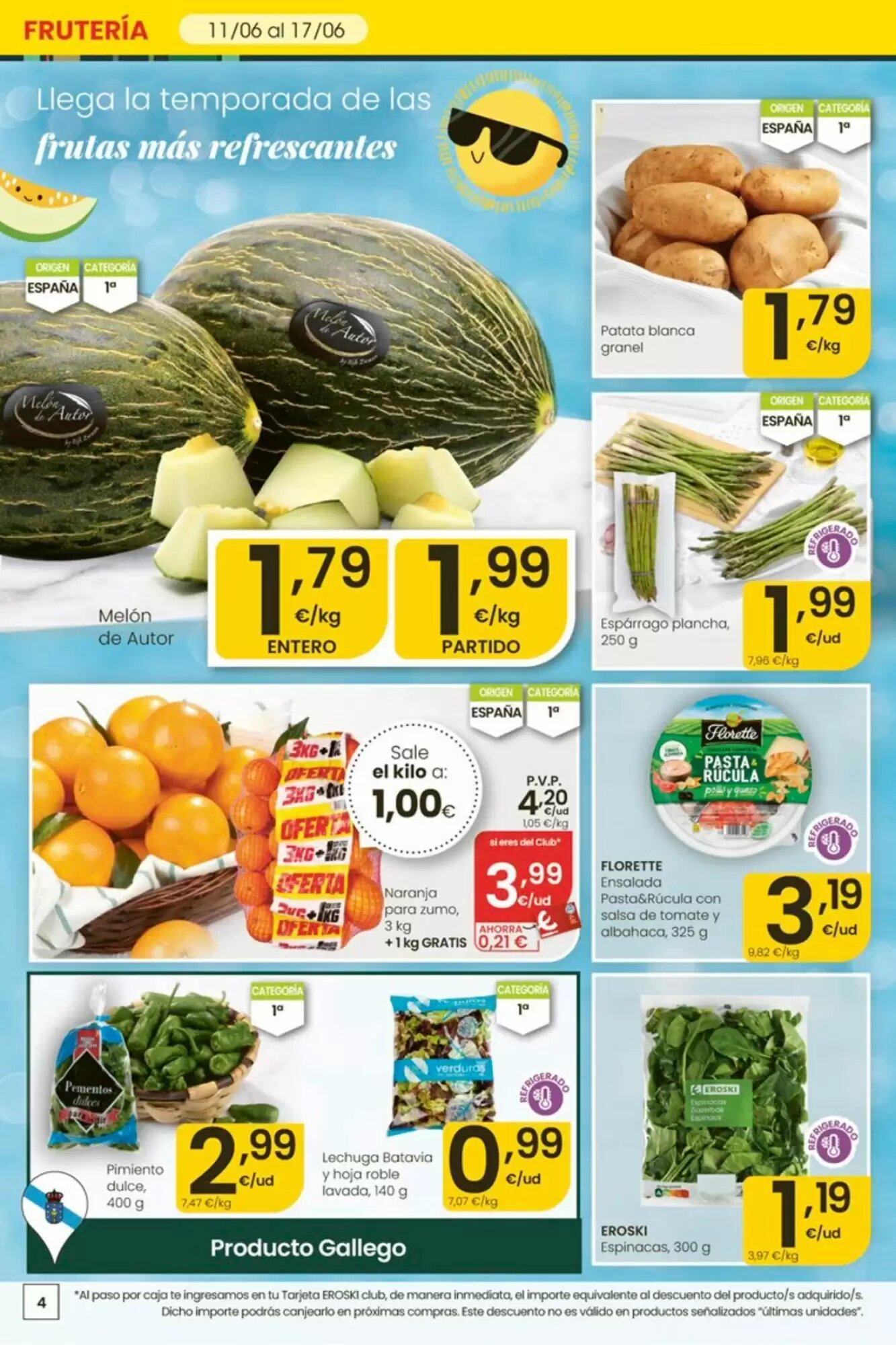 Folleto promocional de Eroski válido desde el 11/06/2026 - Página 4.