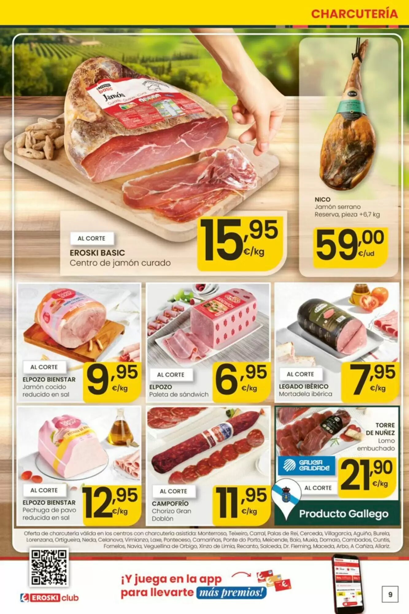 Folleto promocional de Eroski válido desde el 11/06/2026 - Página 9.