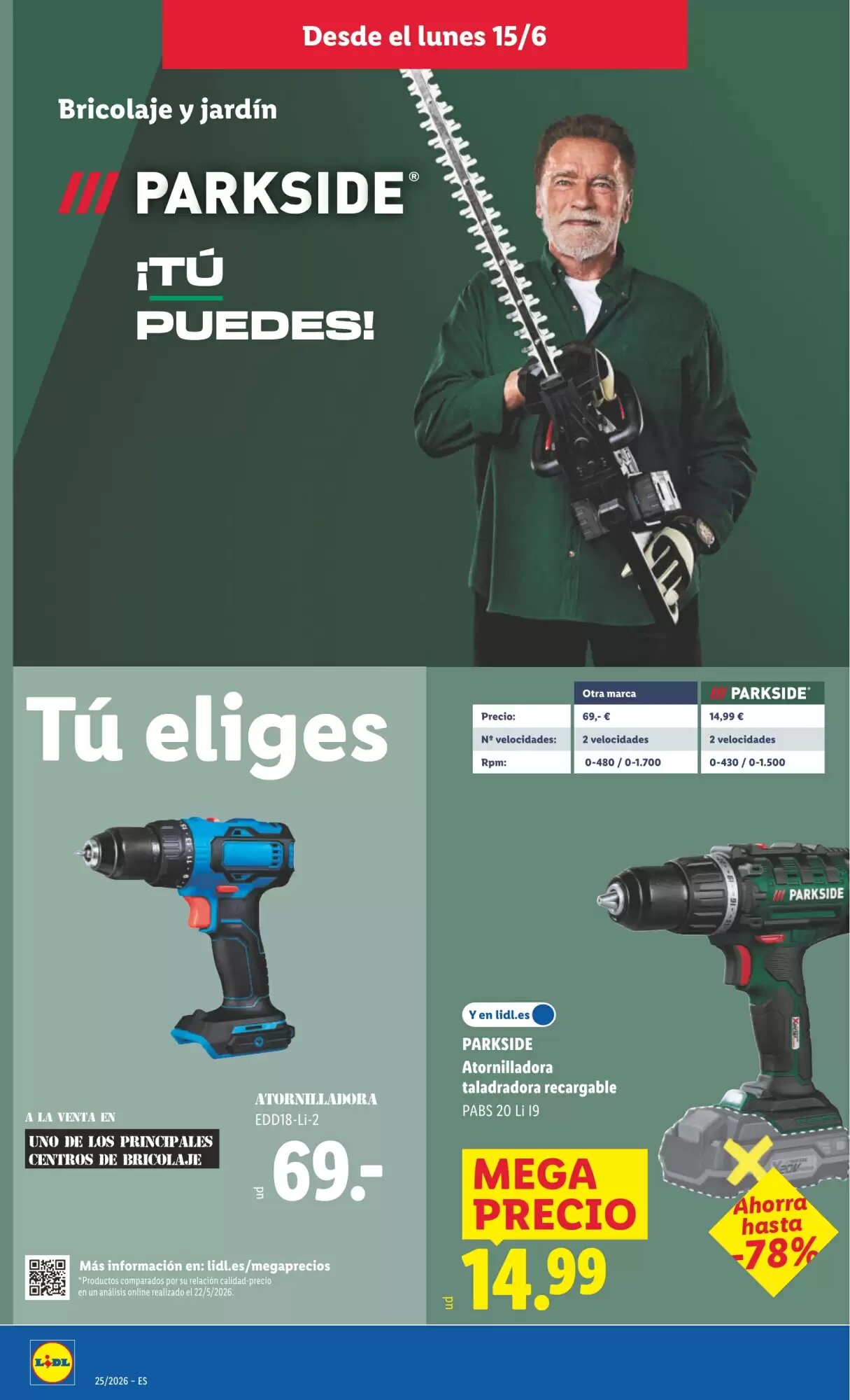 Folleto promocional de Lidl válido desde el 15/06/2026 - Página 10.