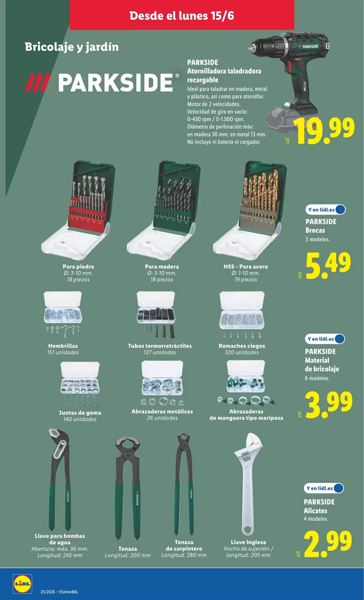 Folleto promocional de Lidl válido desde el 15/06/2026 - Página 12.