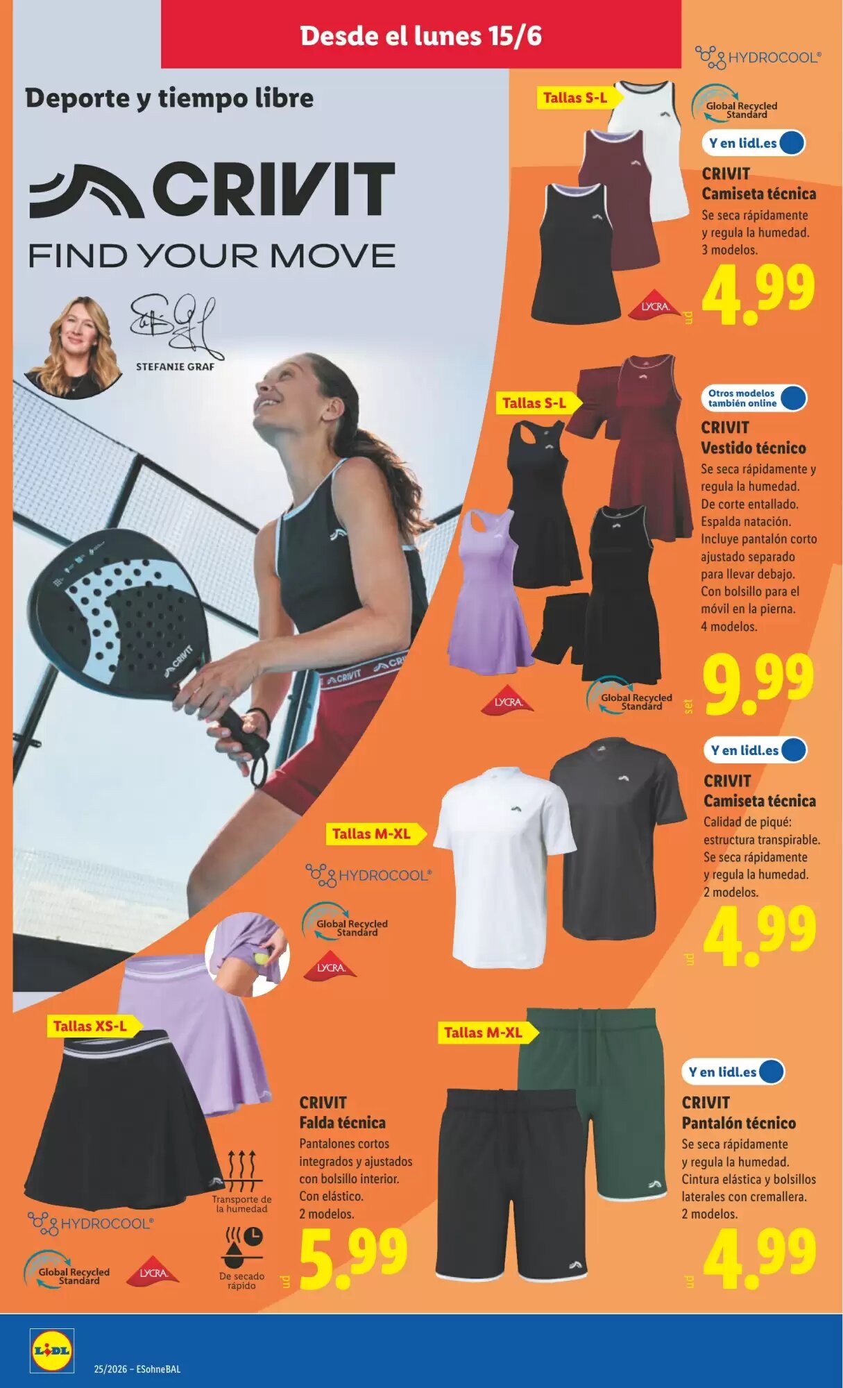 Folleto promocional de Lidl válido desde el 15/06/2026 - Página 14.