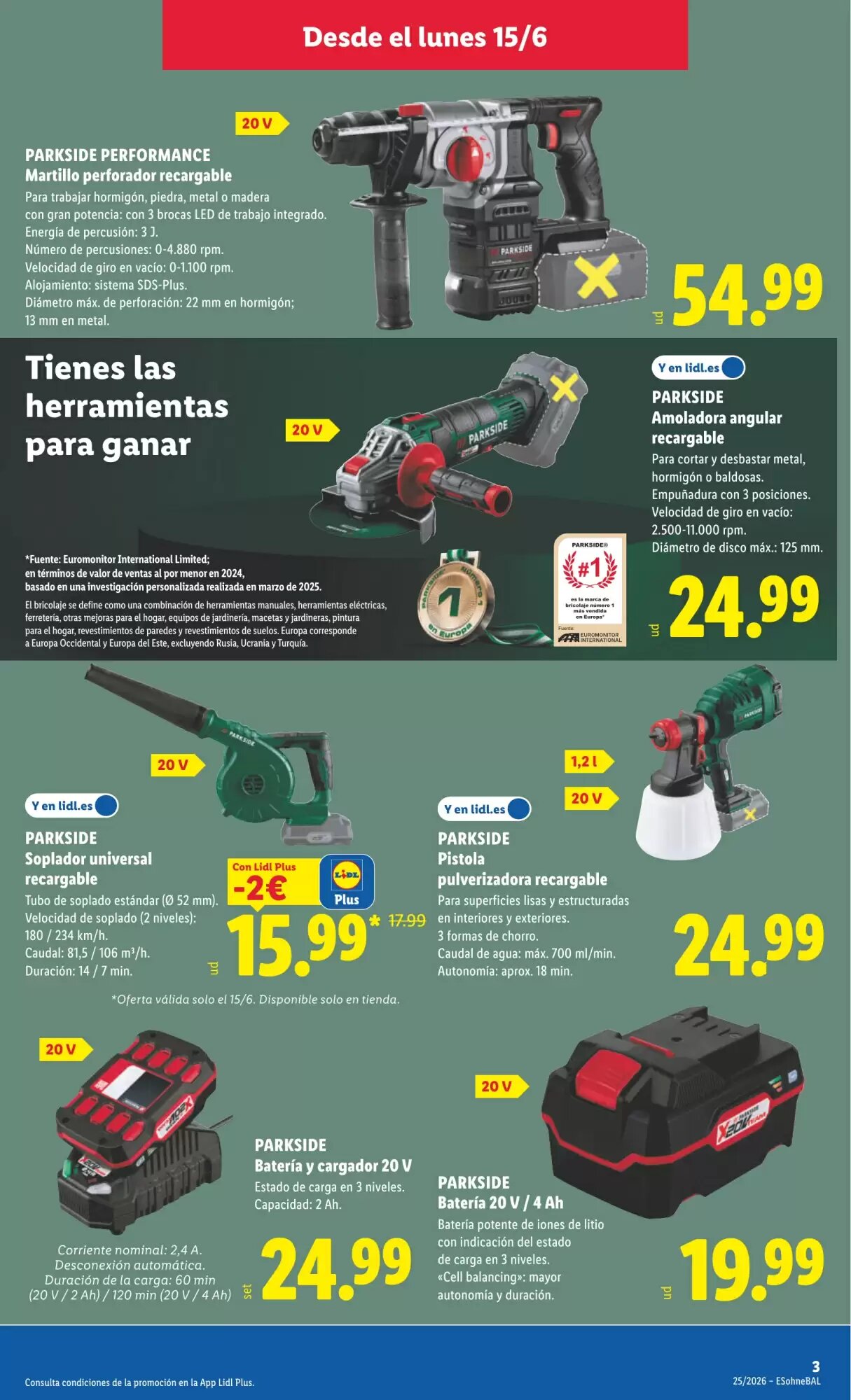 Folleto promocional de Lidl válido desde el 15/06/2026 - Página 9.