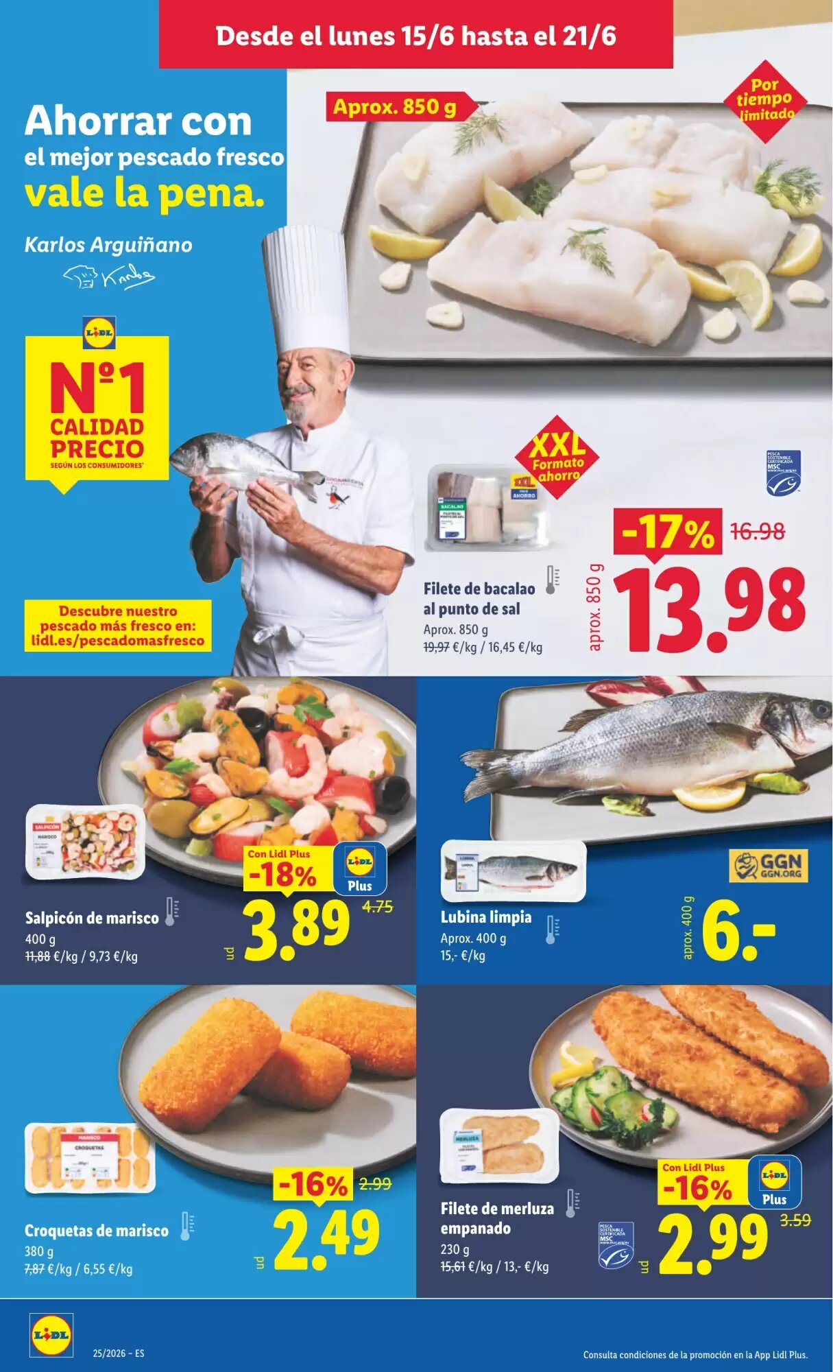 Folleto promocional de Lidl válido desde el 15/06/2026 - Página 12.