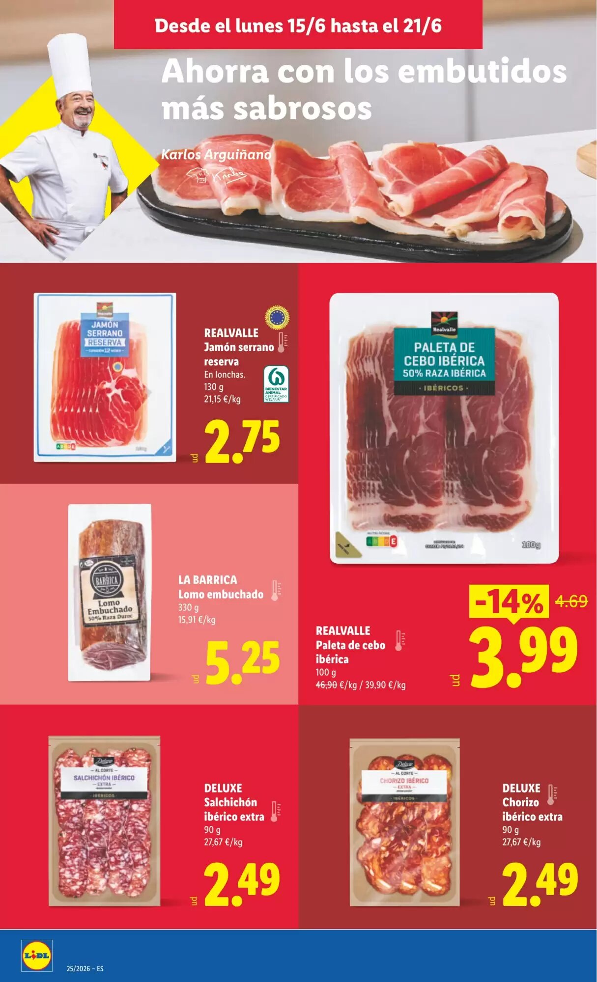 Folleto promocional de Lidl válido desde el 15/06/2026 - Página 16.