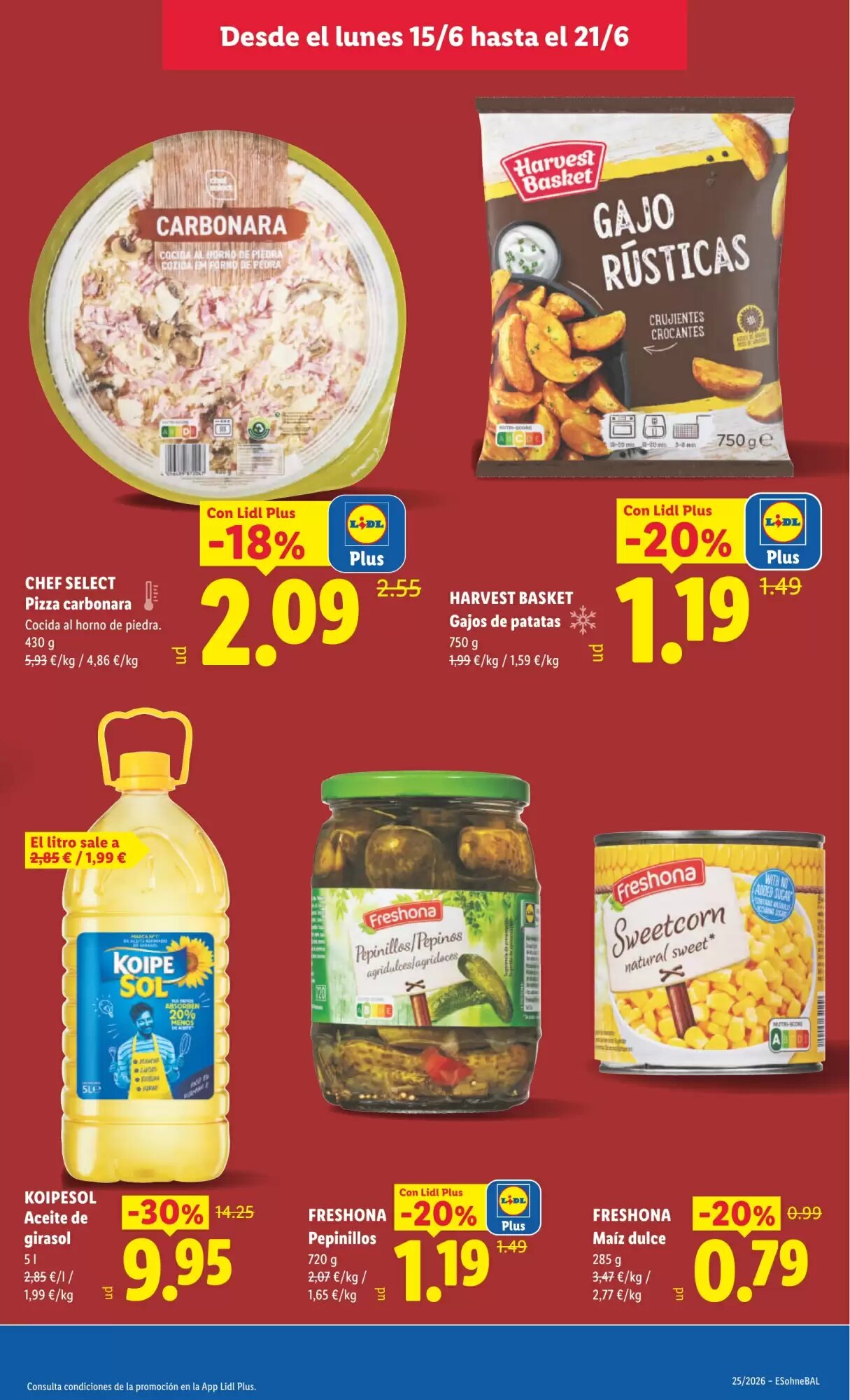 Folleto promocional de Lidl válido desde el 15/06/2026 - Página 25.
