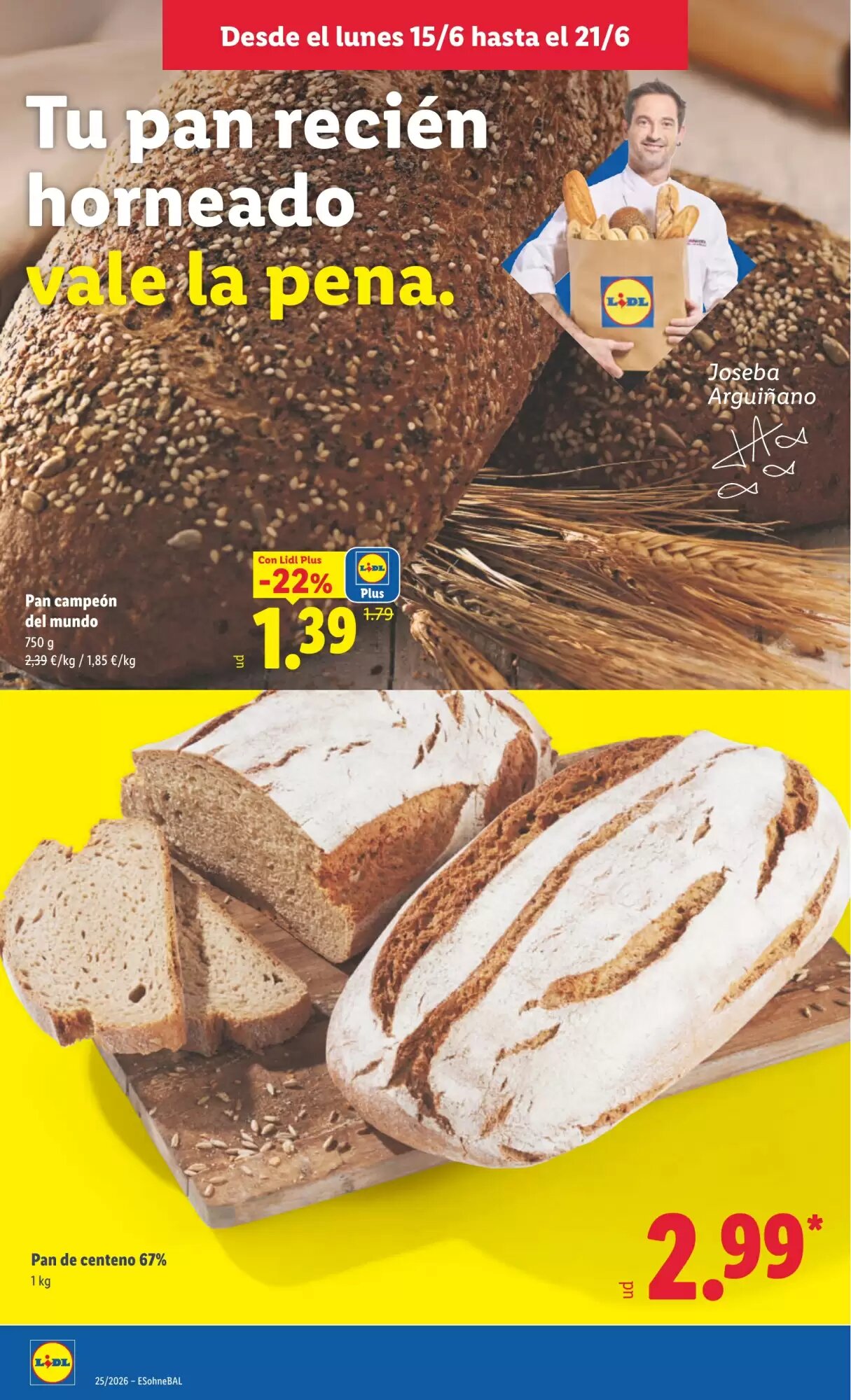 Folleto promocional de Lidl válido desde el 15/06/2026 - Página 4.