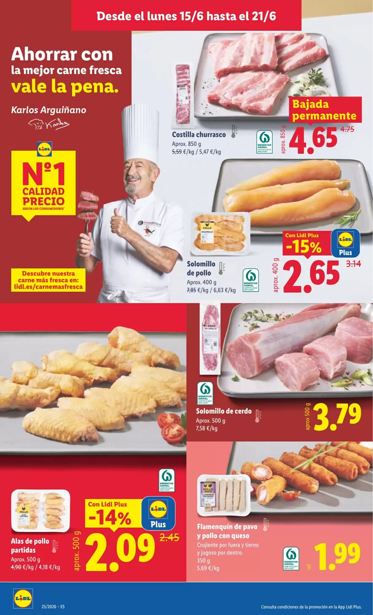 Folleto promocional de Lidl válido desde el 15/06/2026 - Página 8.