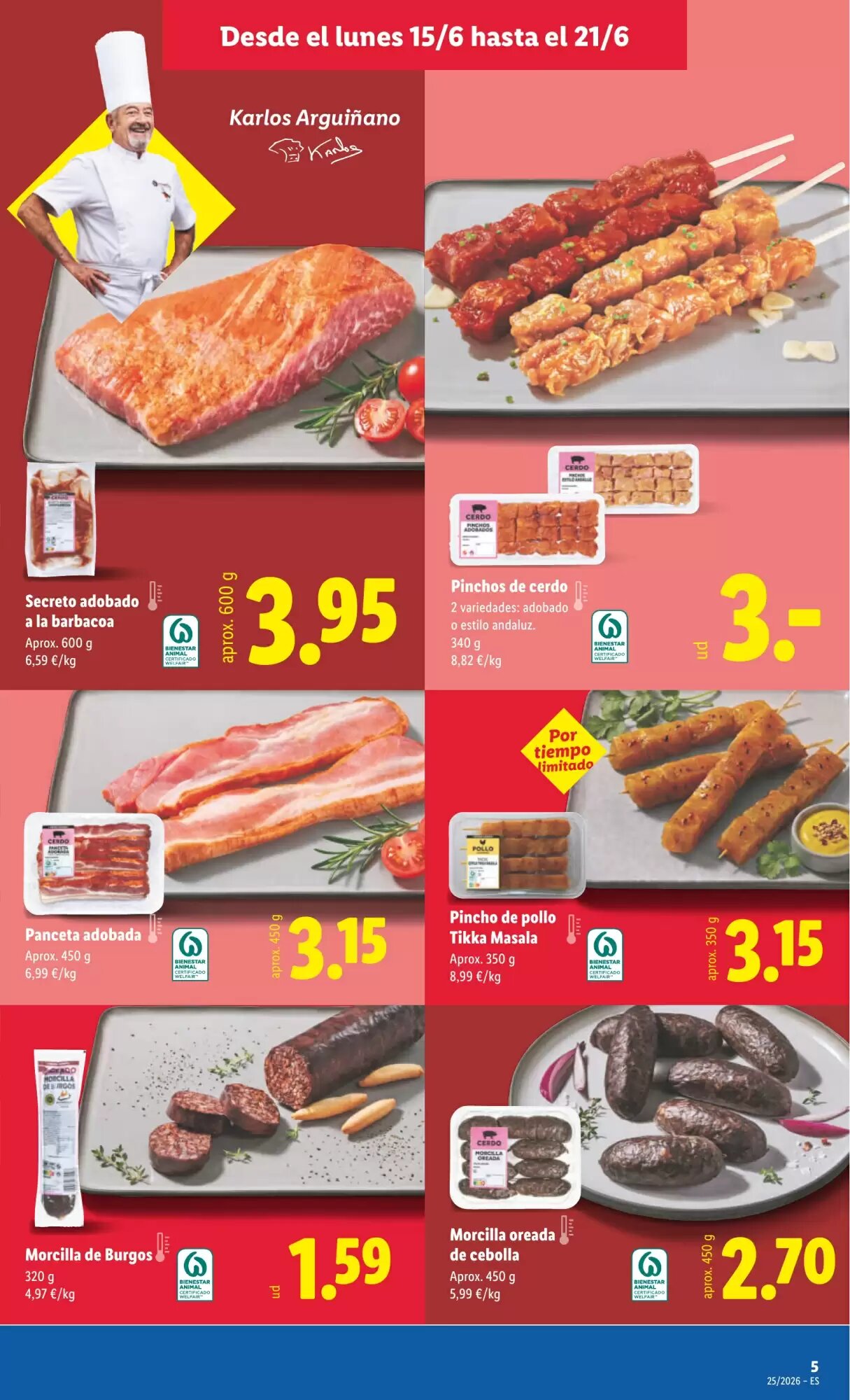 Folleto promocional de Lidl válido desde el 15/06/2026 - Página 9.