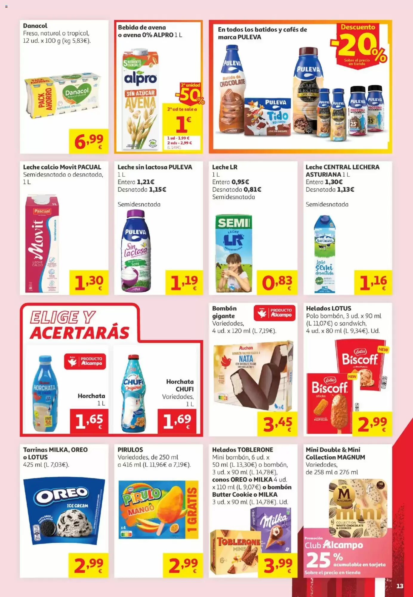 Folleto promocional de Alcampo válido desde el 16/06/2026 - Página 13.
