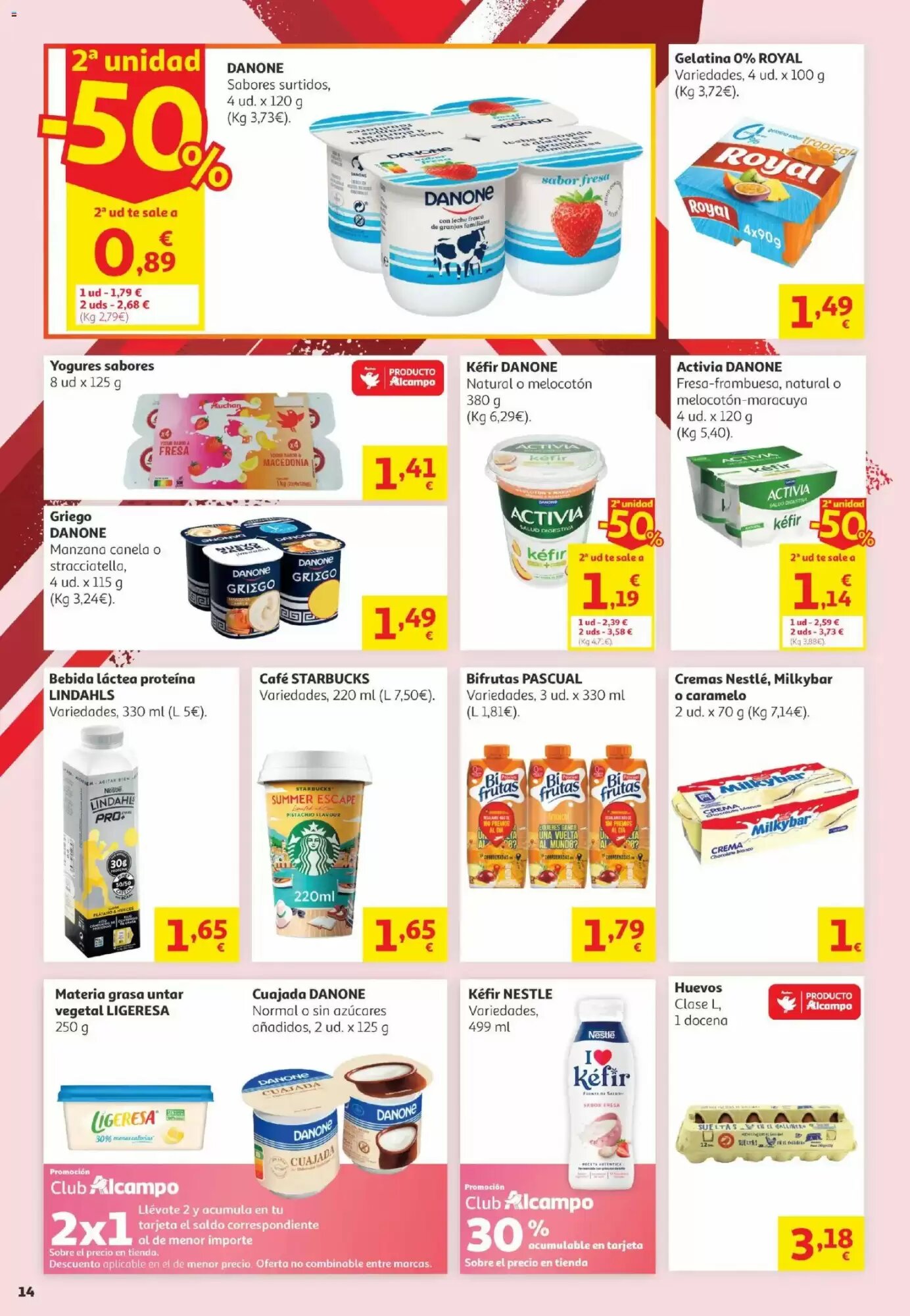 Folleto promocional de Alcampo válido desde el 16/06/2026 - Página 14.