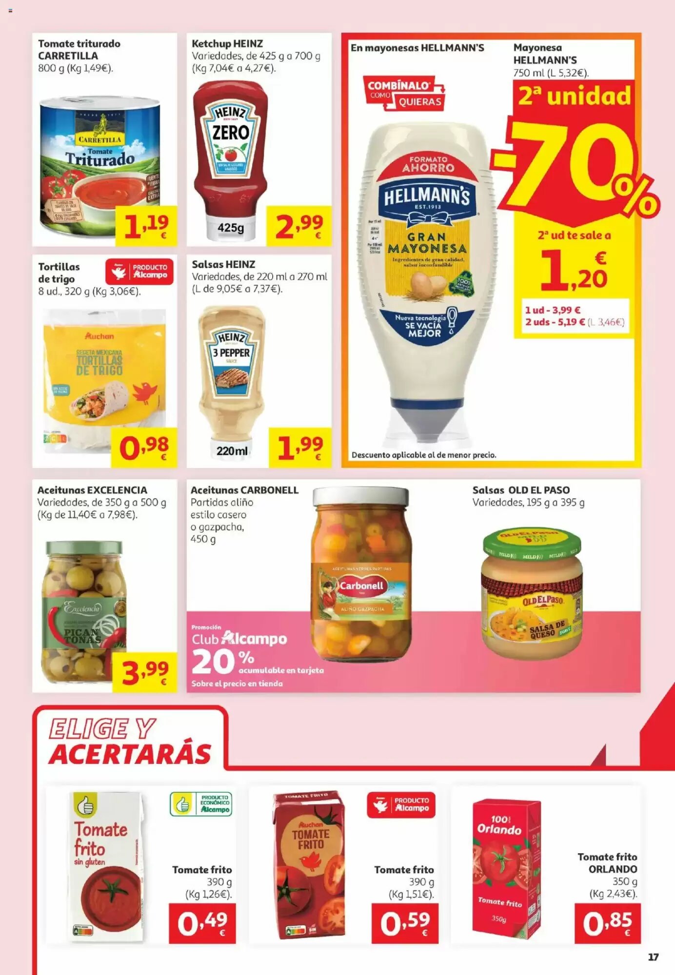 Folleto promocional de Alcampo válido desde el 16/06/2026 - Página 17.
