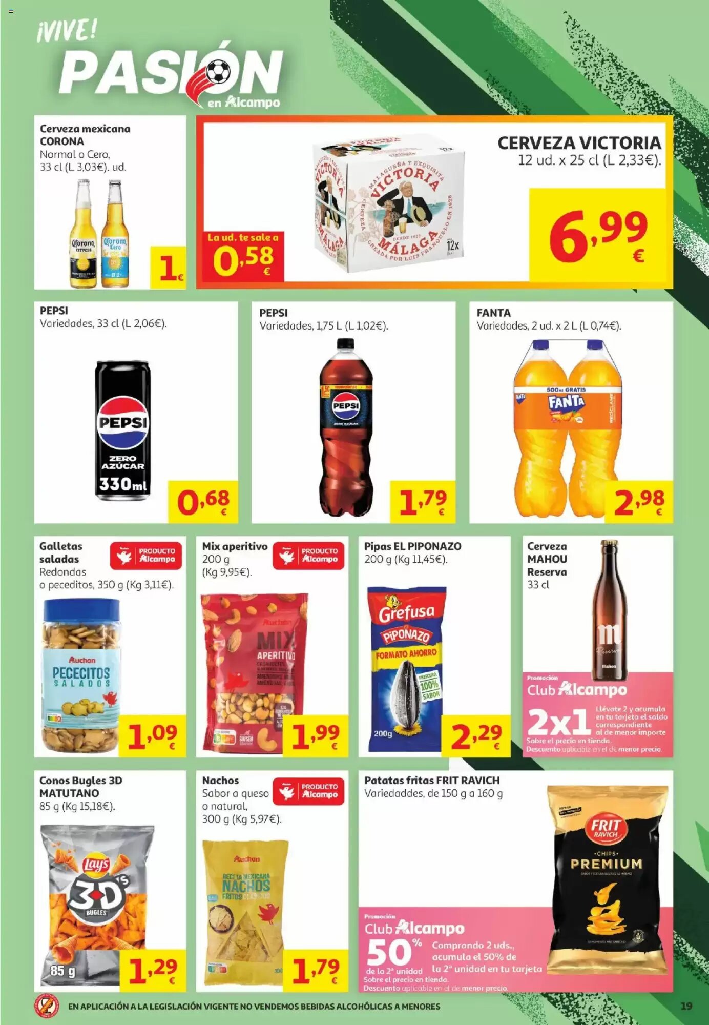 Folleto promocional de Alcampo válido desde el 16/06/2026 - Página 19.