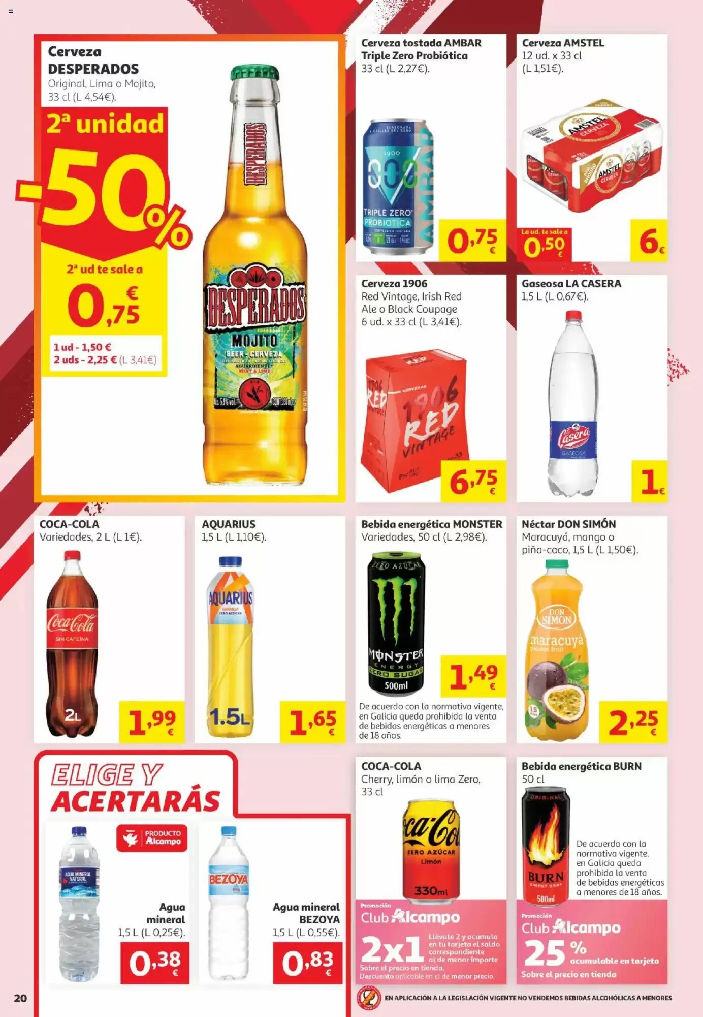 Folleto promocional de Alcampo válido desde el 16/06/2026 - Página 20.