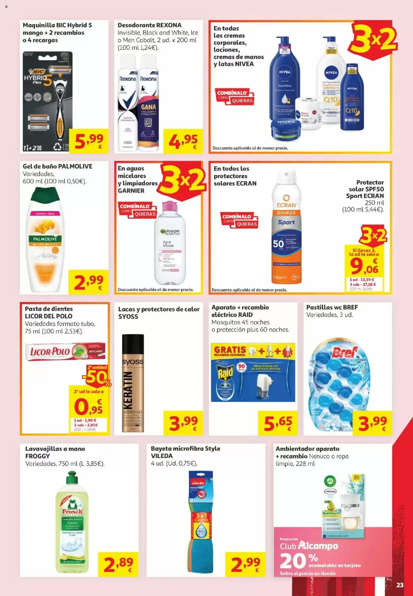 Folleto promocional de Alcampo válido desde el 16/06/2026 - Página 23.