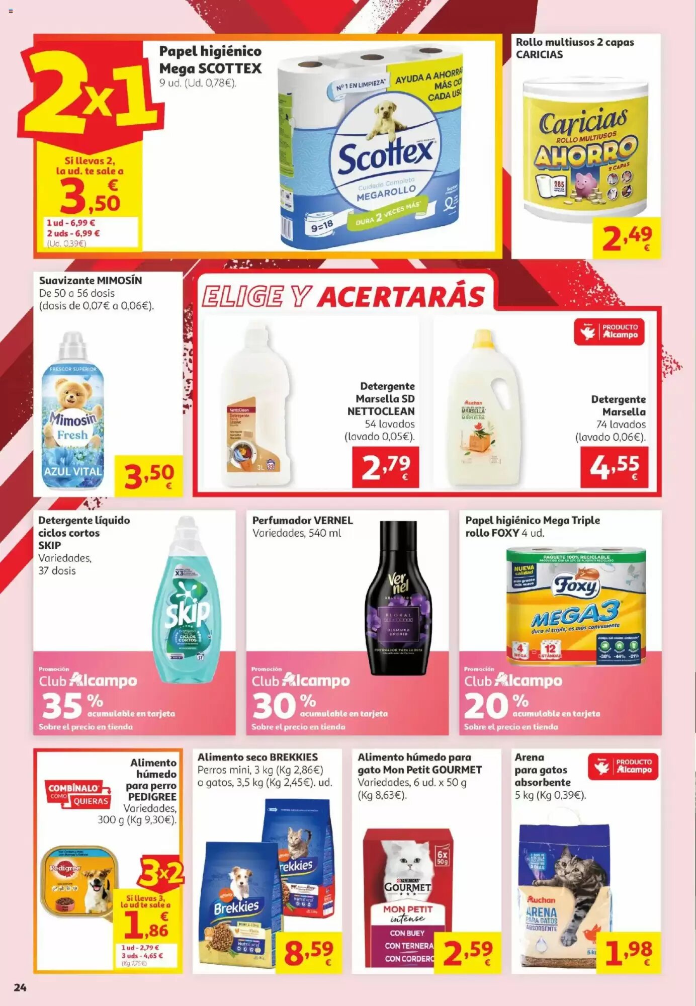 Folleto promocional de Alcampo válido desde el 16/06/2026 - Página 24.