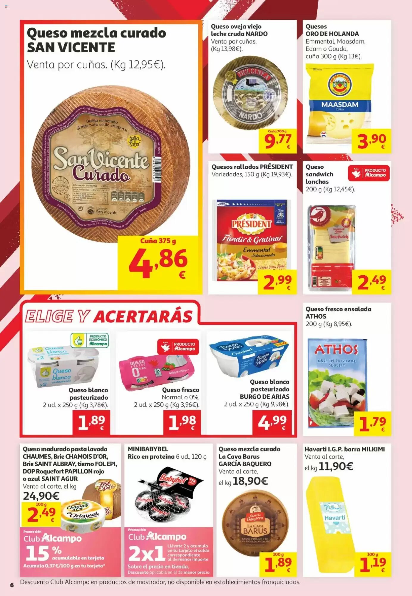 Folleto promocional de Alcampo válido desde el 16/06/2026 - Página 6.
