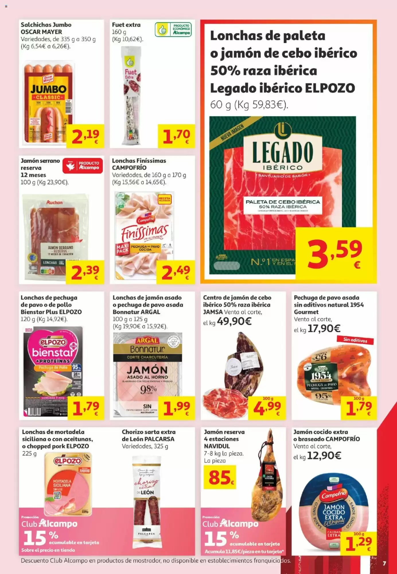 Folleto promocional de Alcampo válido desde el 16/06/2026 - Página 7.