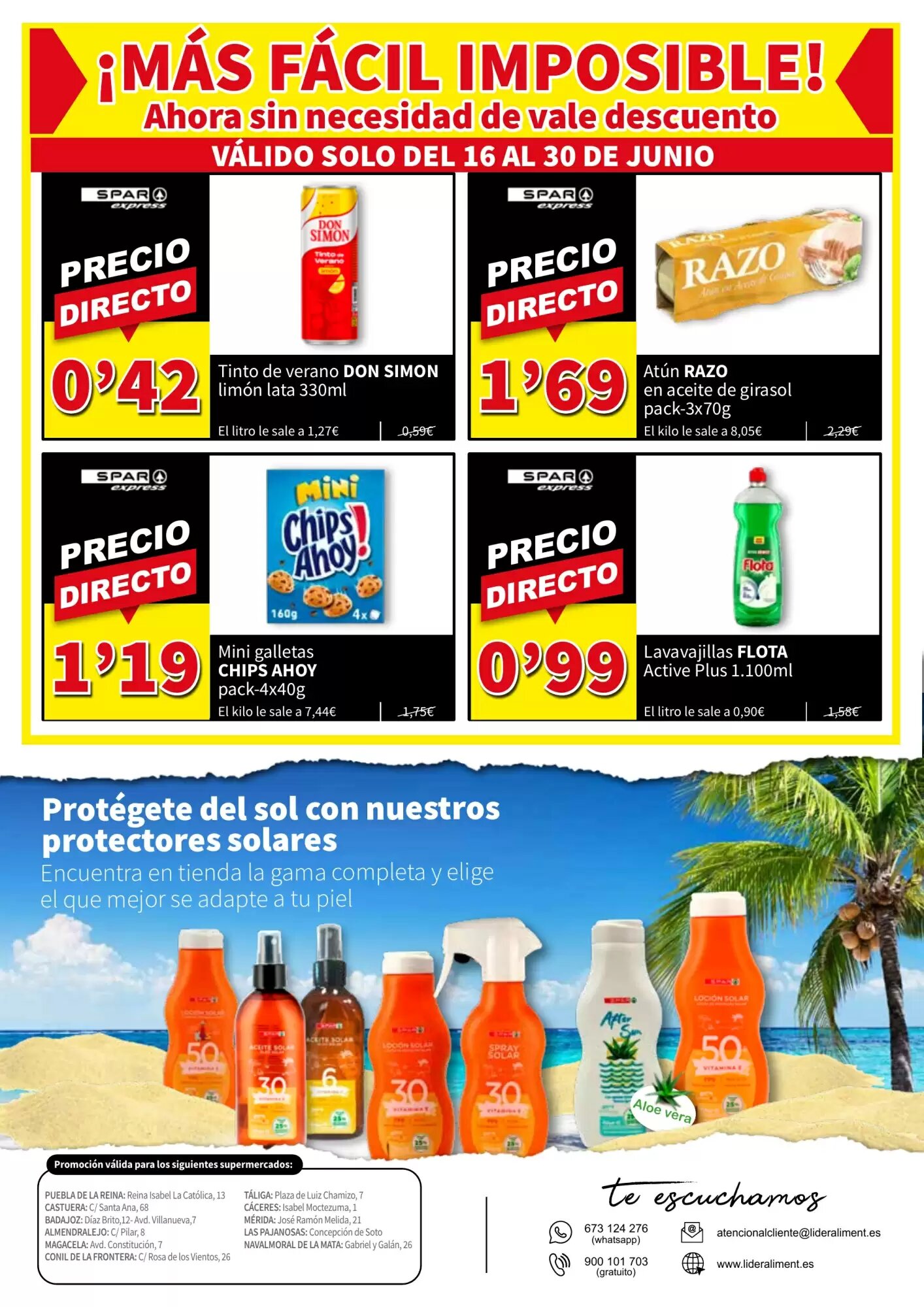 Folleto promocional de Spar válido desde el 16/06/2026 - Página 4.