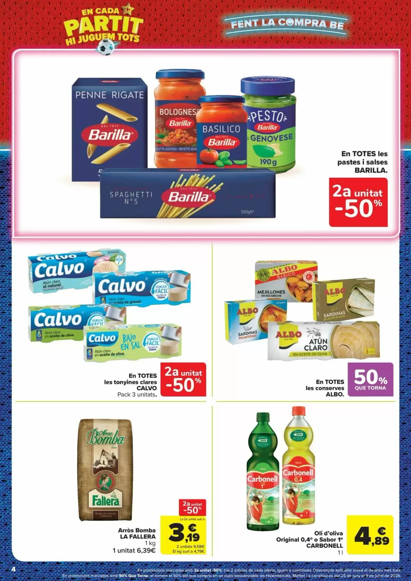 Folleto promocional de Carrefour válido desde el 19/06/2026 - Página 4.