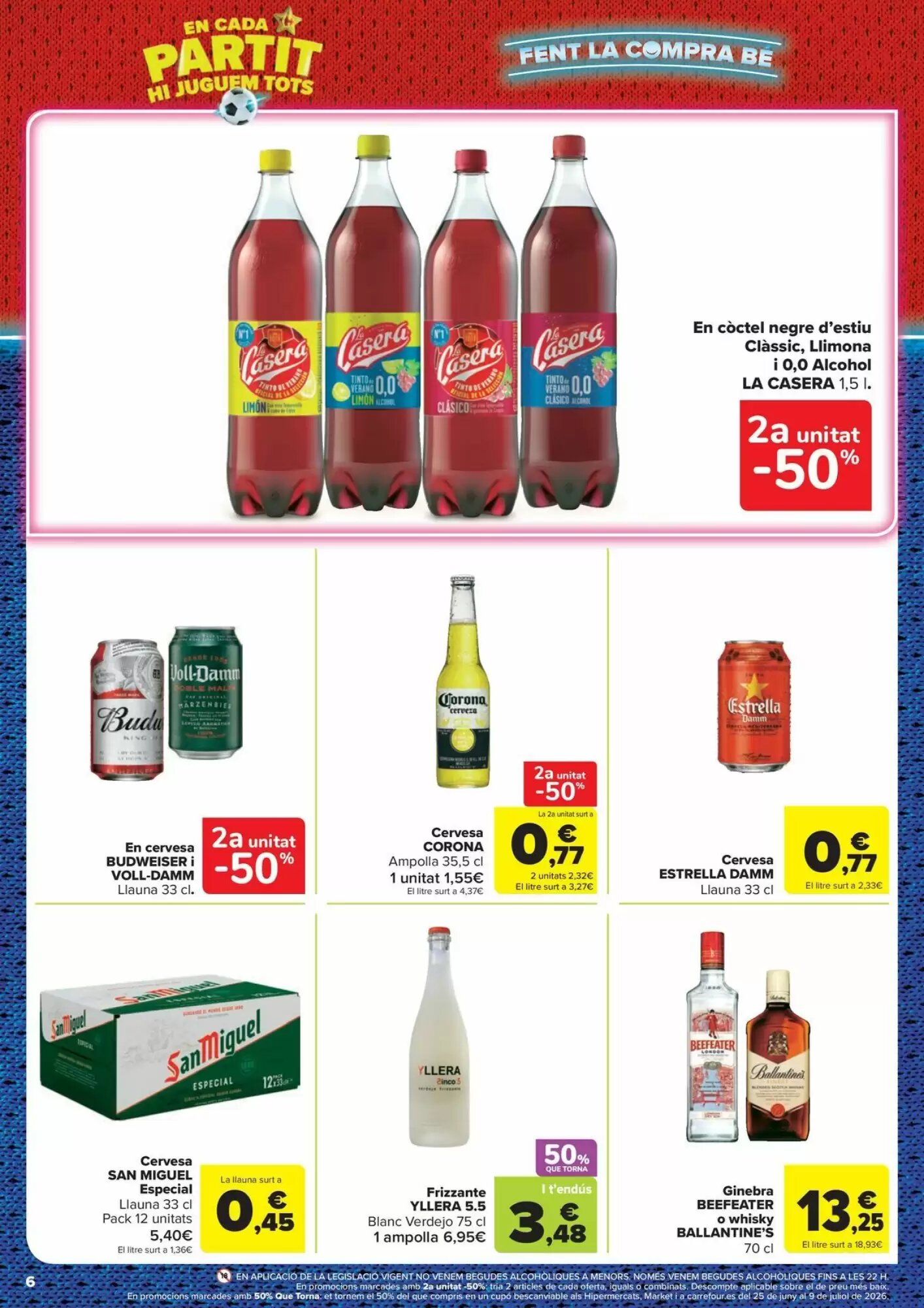 Folleto promocional de Carrefour válido desde el 19/06/2026 - Página 6.