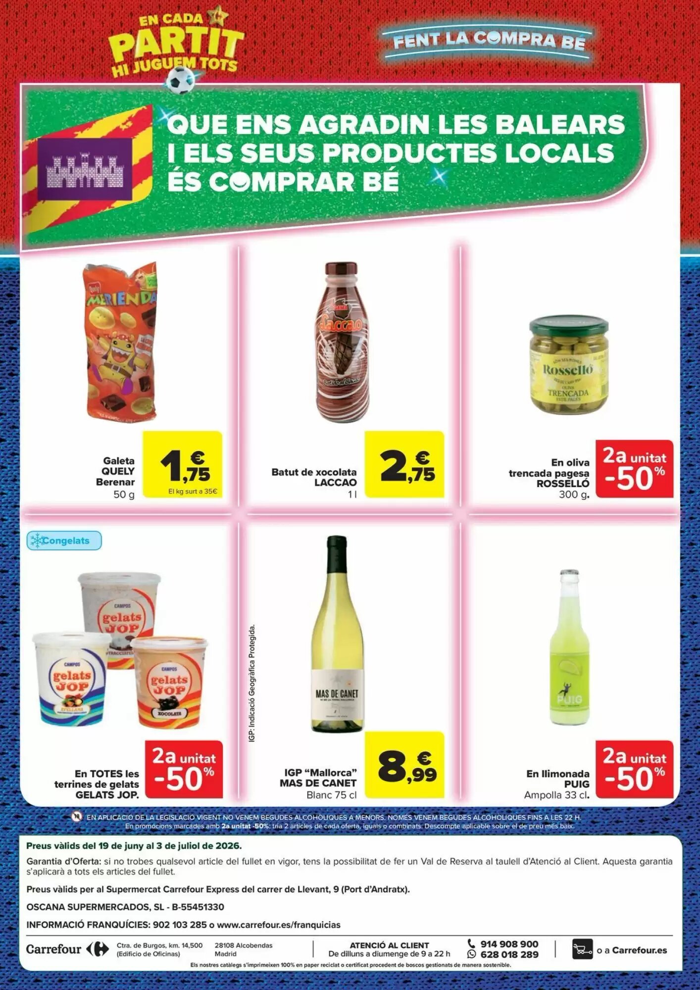 Folleto promocional de Carrefour válido desde el 19/06/2026 - Página 8.