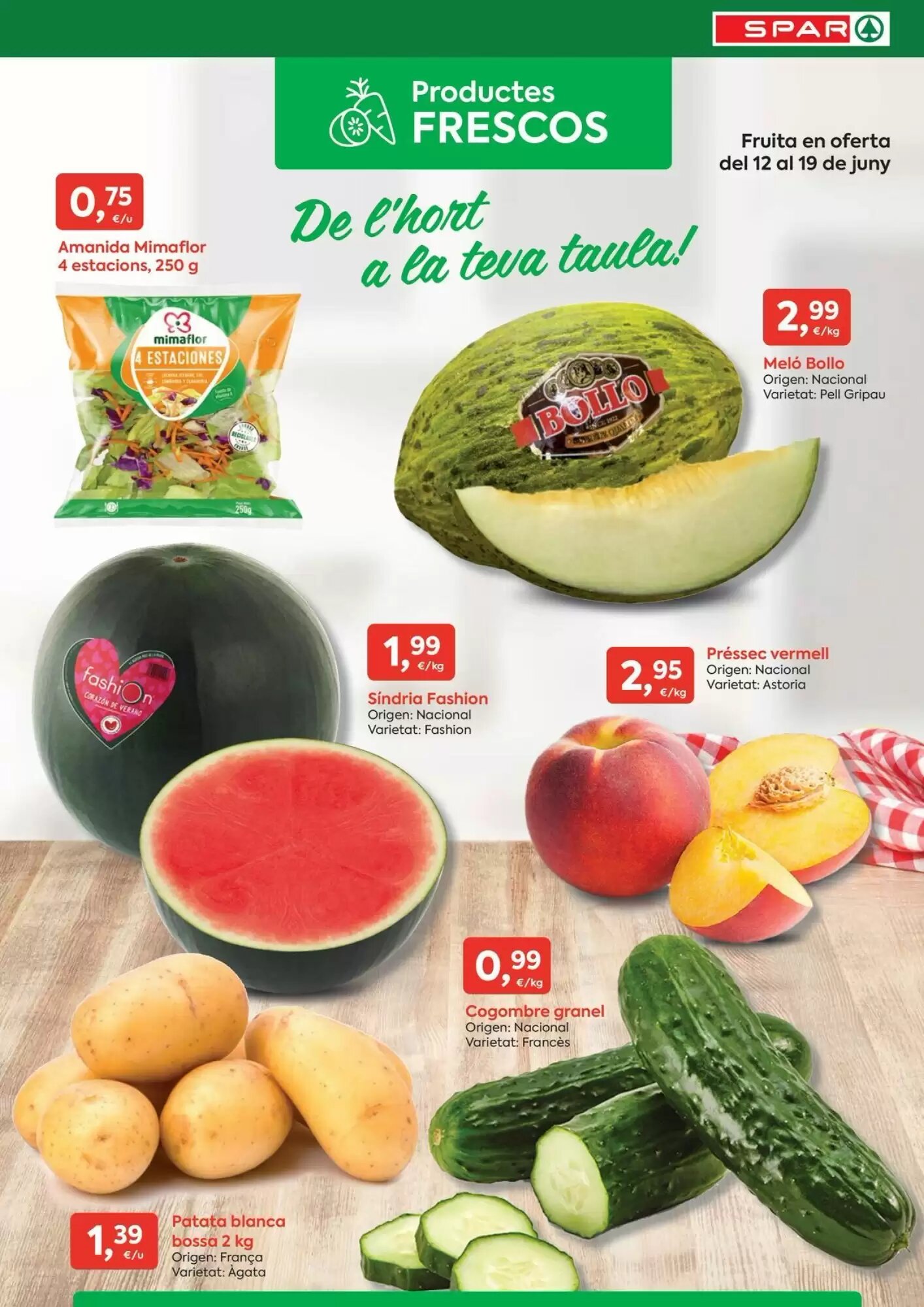 Folleto promocional de Spar válido desde el 19/06/2026 - Página 3.
