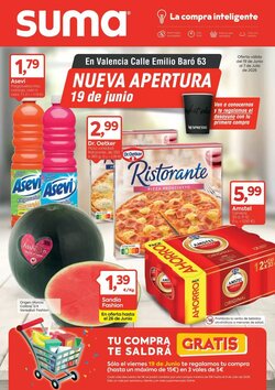 Folleto promocional de Suma Supermercados válido desde el 19/06/2026