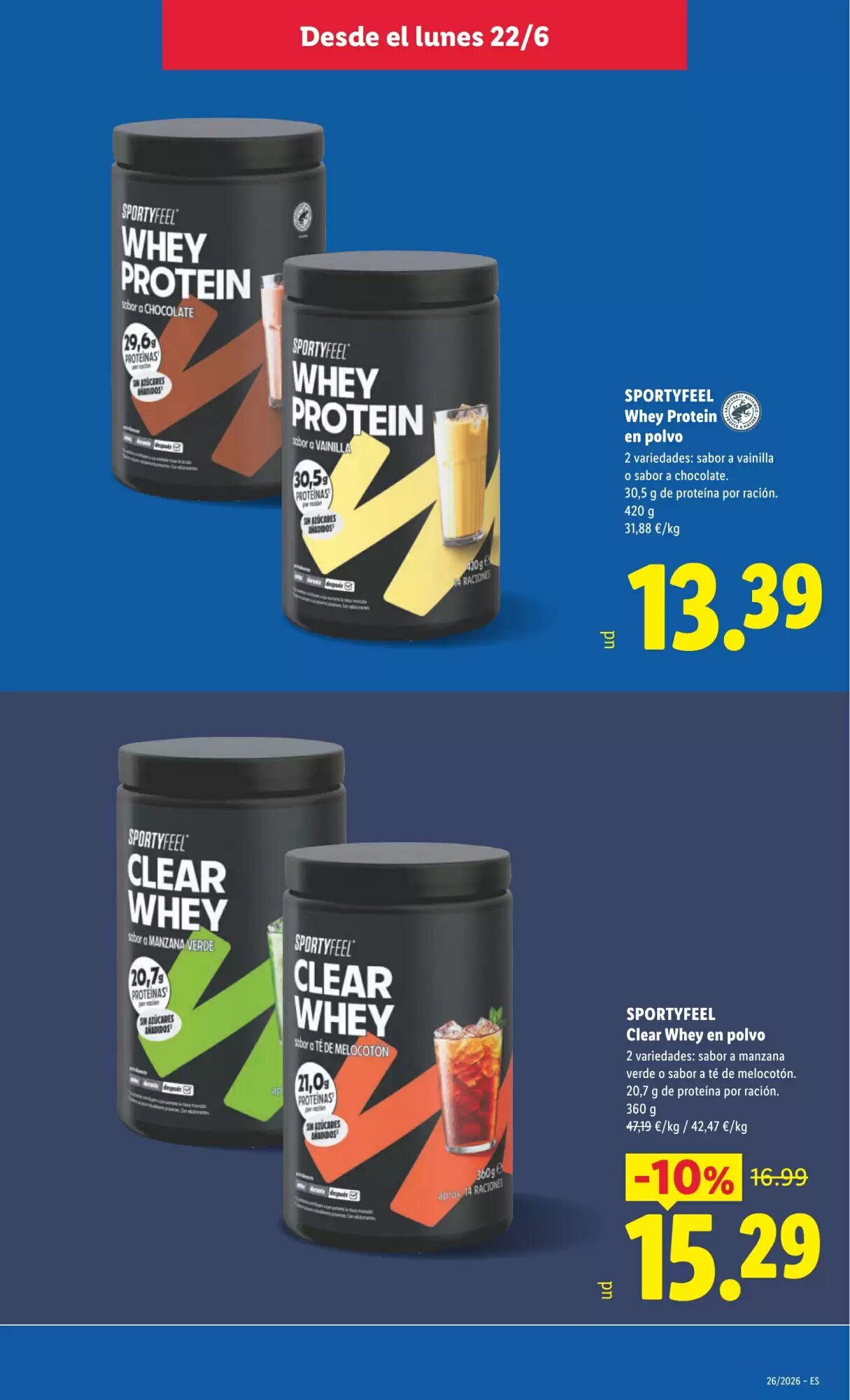 Folleto promocional de Lidl válido desde el 22/06/2026 - Página 15.