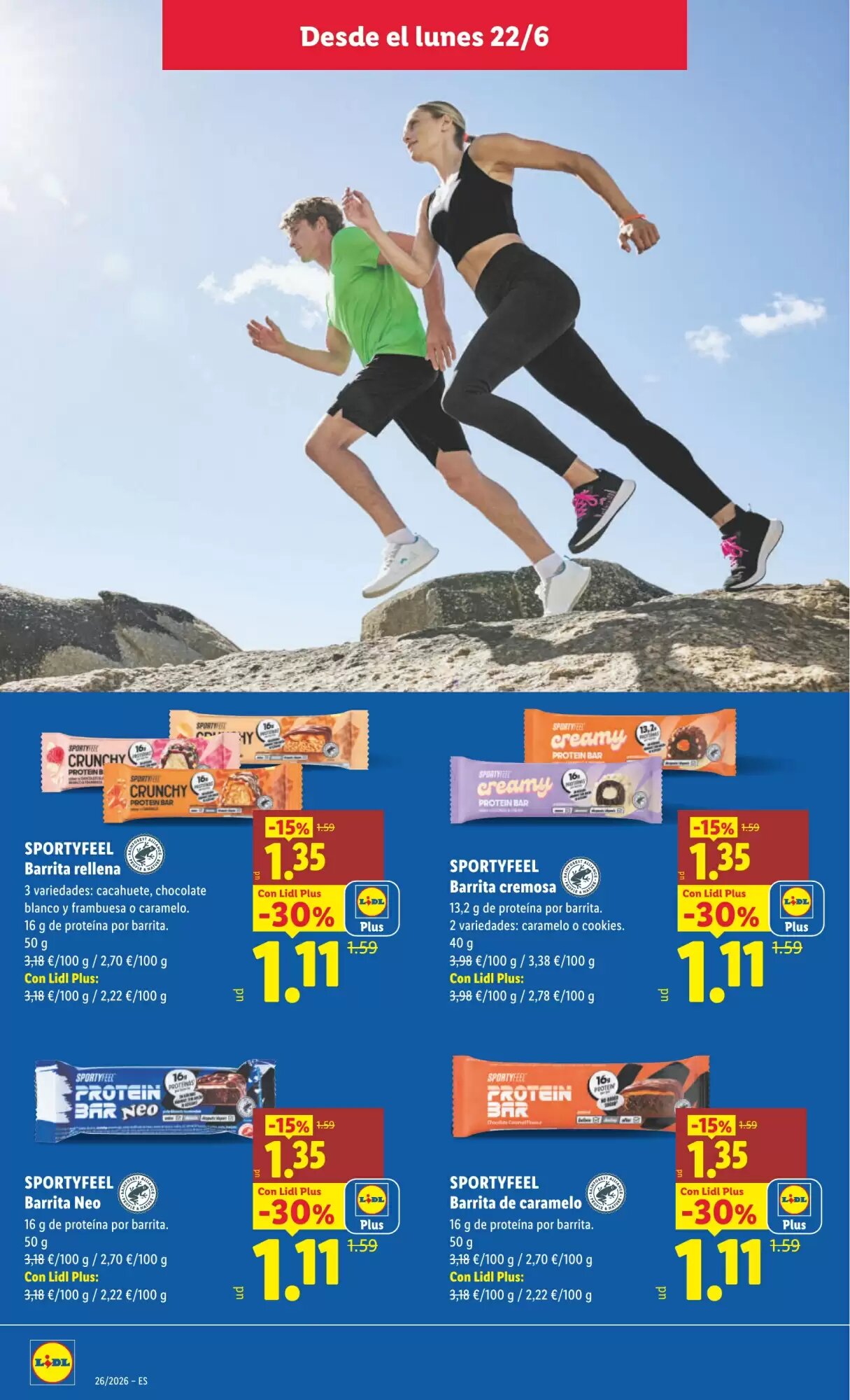 Folleto promocional de Lidl válido desde el 22/06/2026 - Página 16.