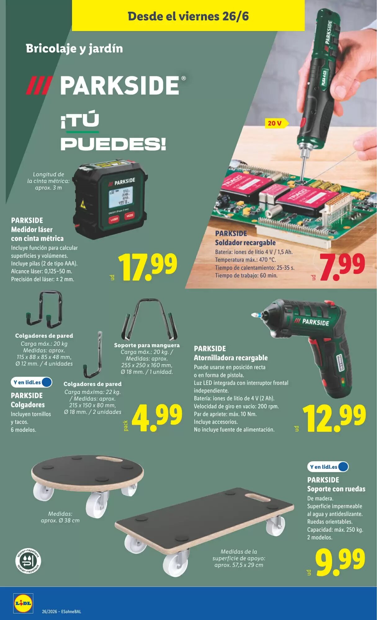 Folleto promocional de Lidl válido desde el 22/06/2026 - Página 28.