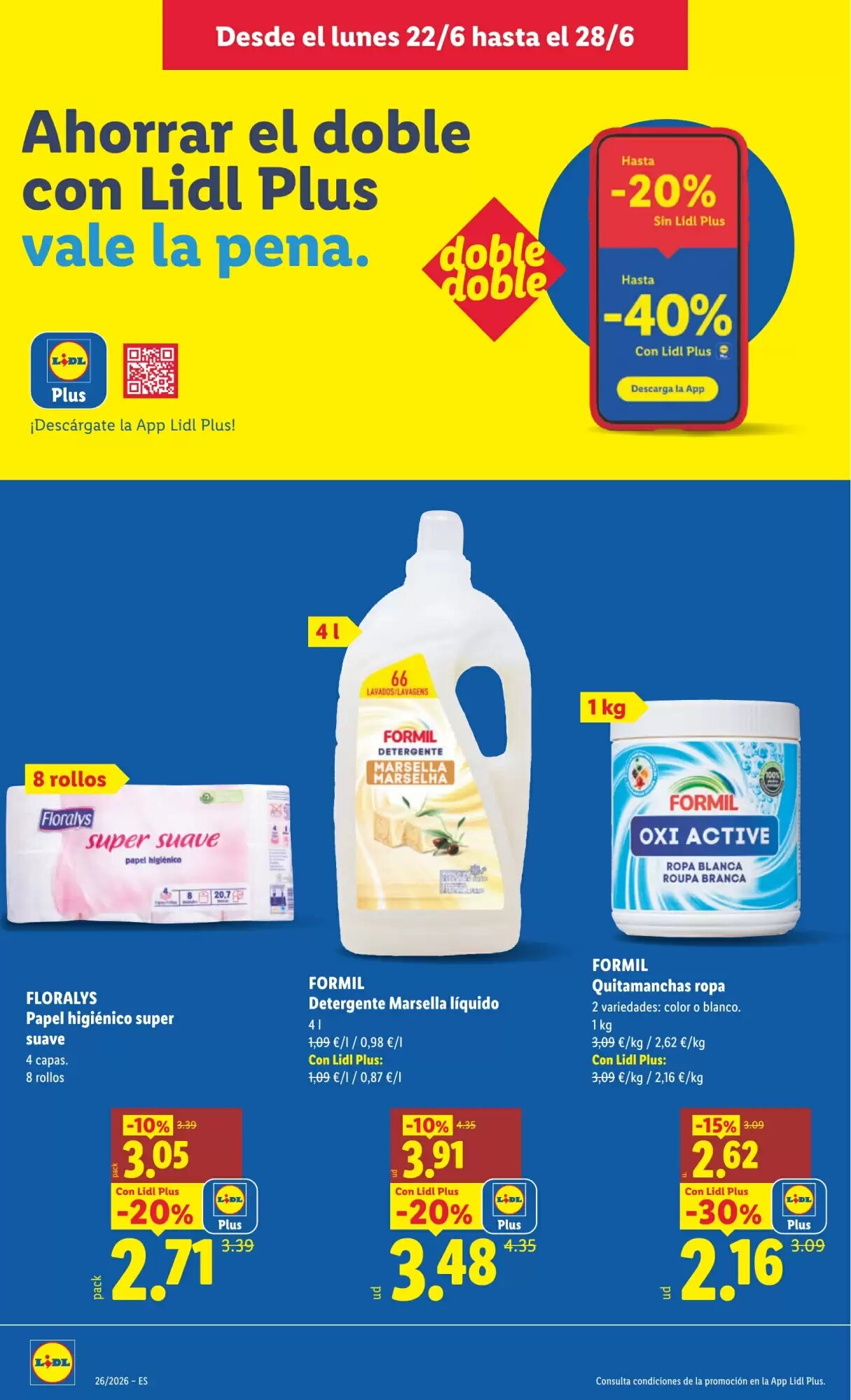 Folleto promocional de Lidl válido desde el 22/06/2026 - Página 10.